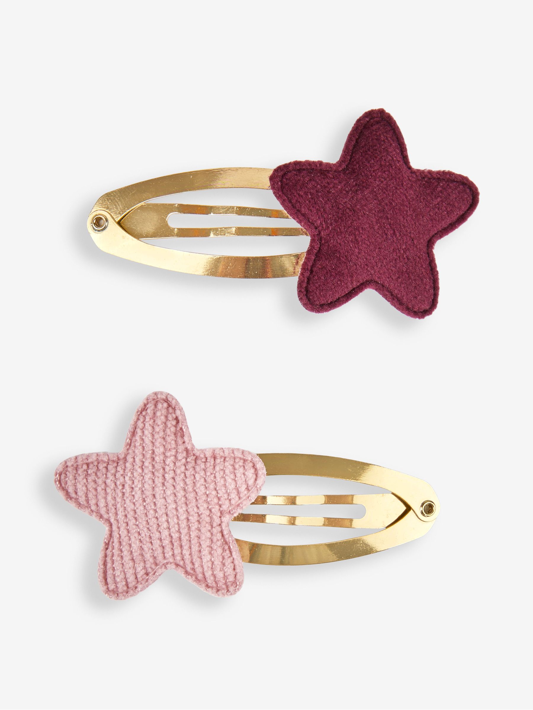 Star Clips 2-Pack in Pink - Image 1 of 2