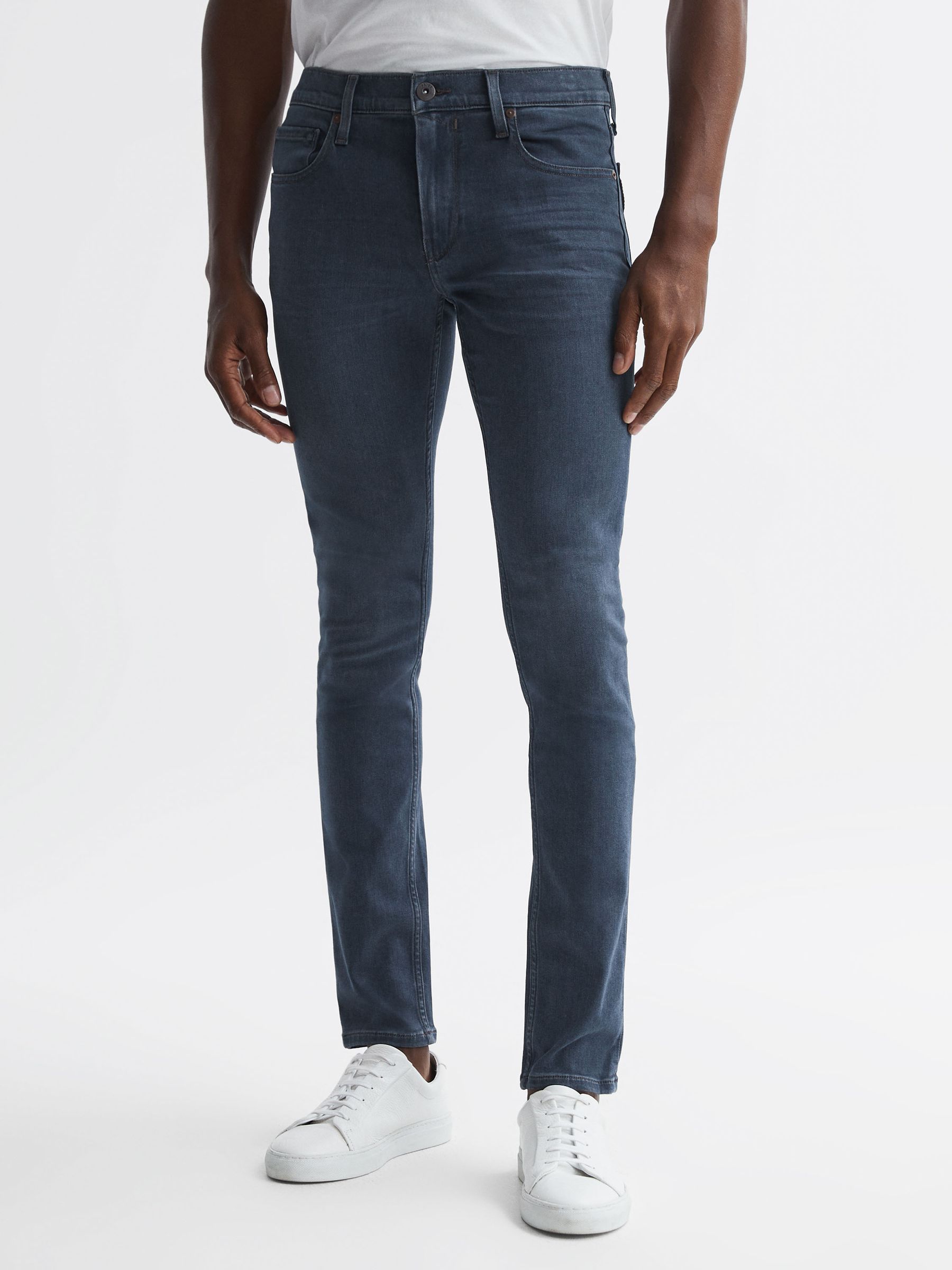 Paige High Stretch Super Skinny Jeans in Bryson - Image 3 of 4