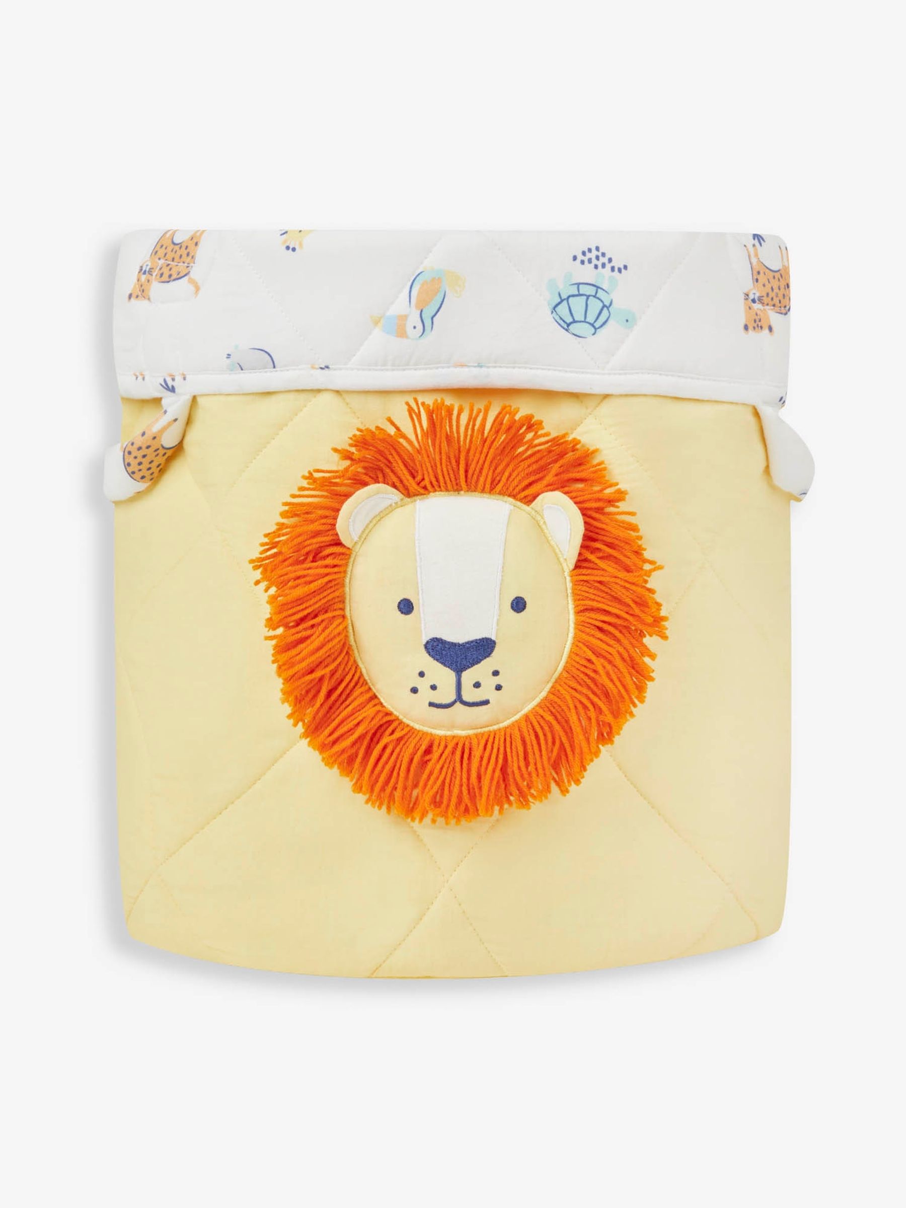 Lion Safari Soft Storage Basket in Yellow - Image 1 of 4