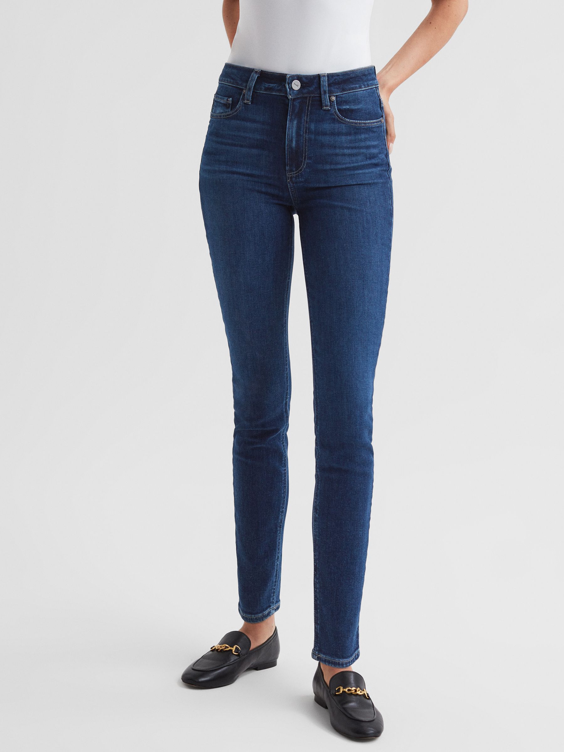 Paige Skinny High Rise Jeans in Brentwood - Image 3 of 4