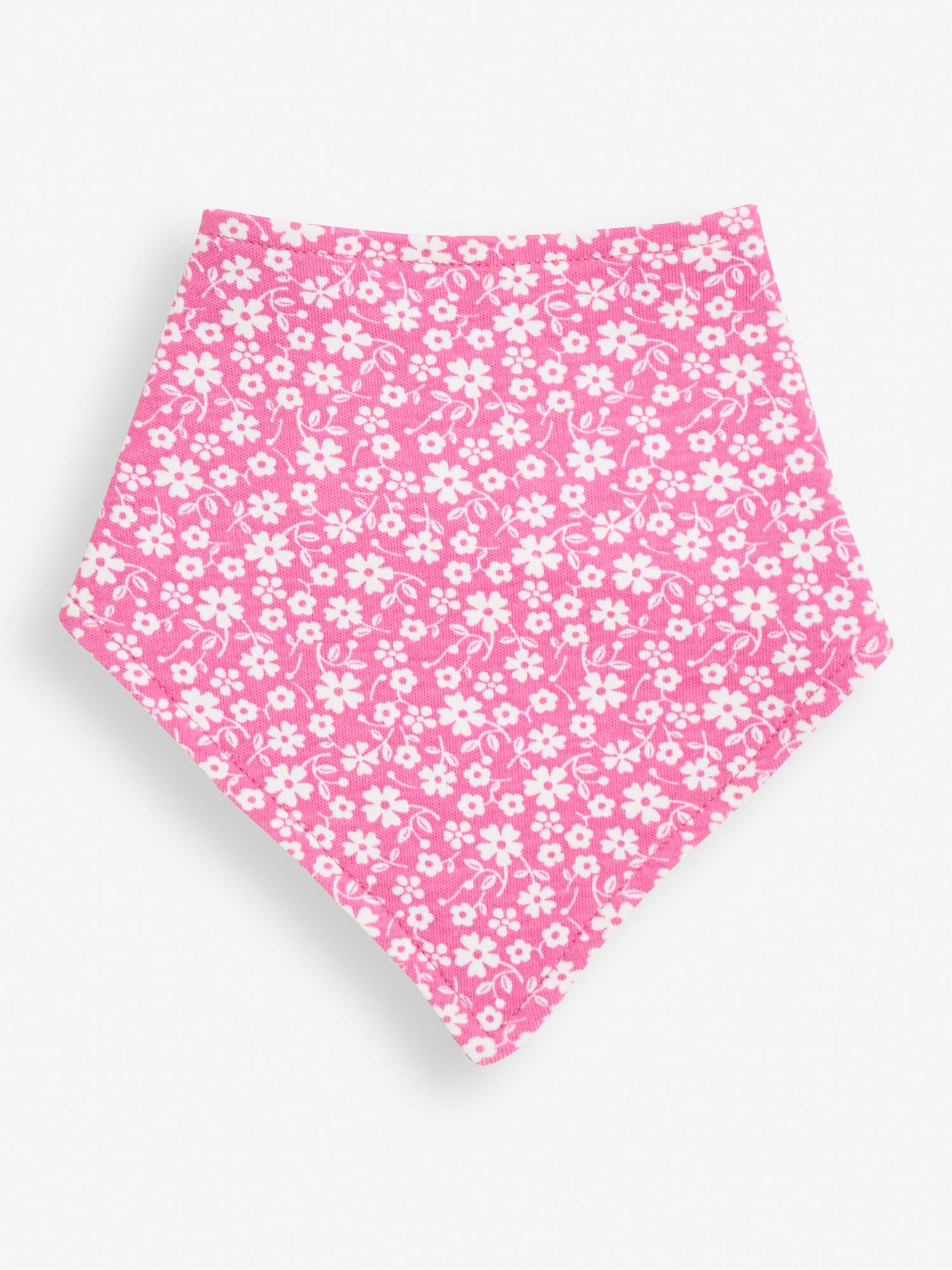 Pink 3-Pack Reversible Dribble Bibs - Image 3 of 8