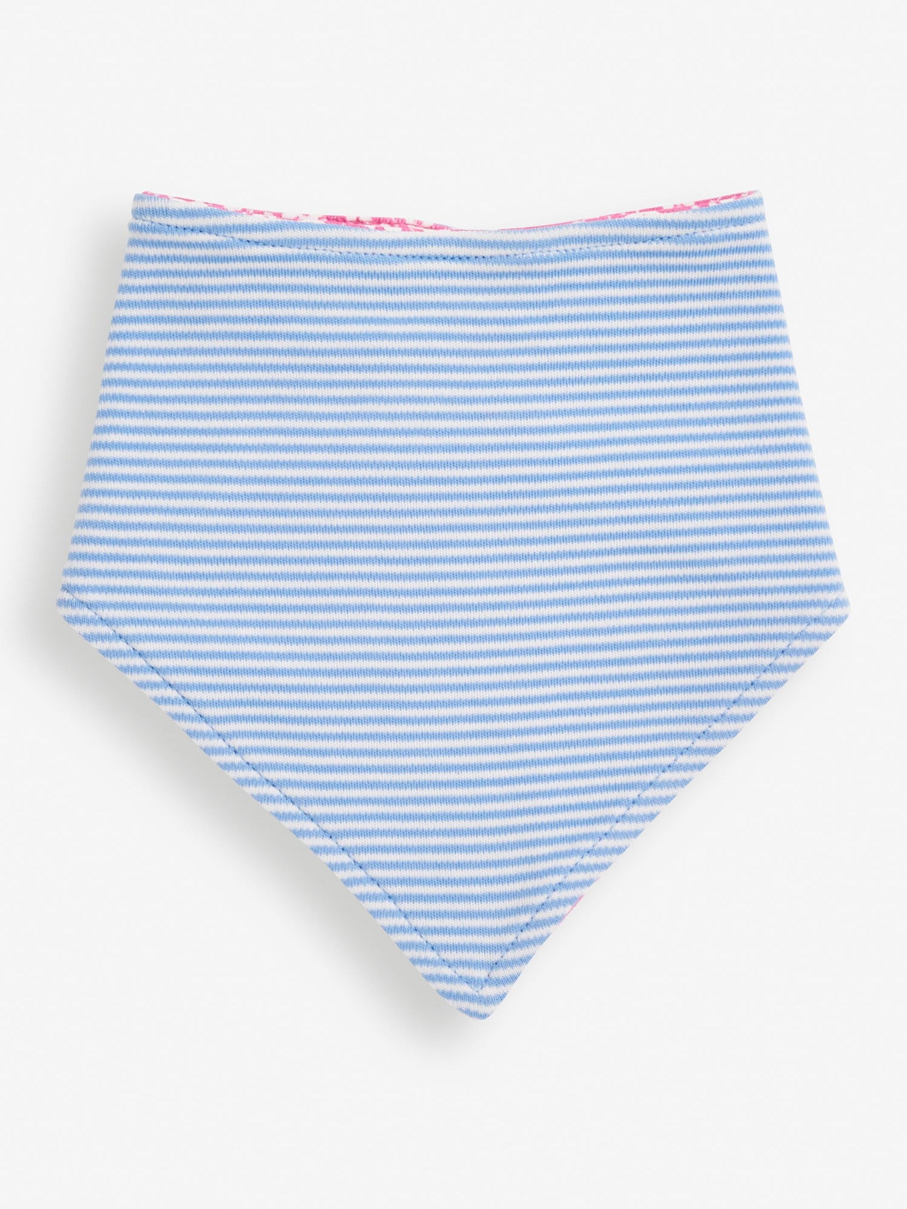 Pink 3-Pack Reversible Dribble Bibs - Image 4 of 8