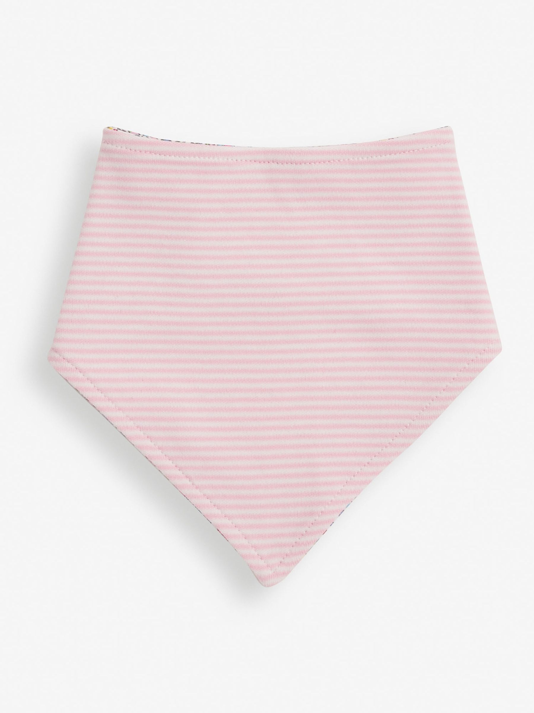 Pink 3-Pack Reversible Dribble Bibs - Image 6 of 8