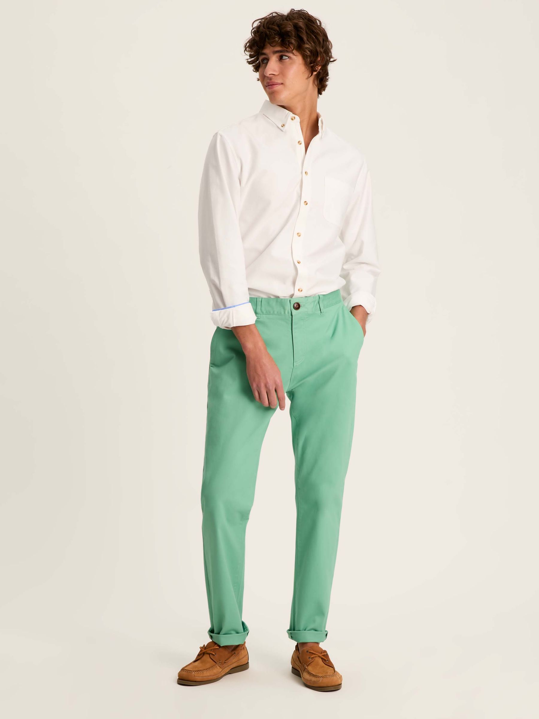 Stamford Green Slim Fit Chinos - Image 3 of 6