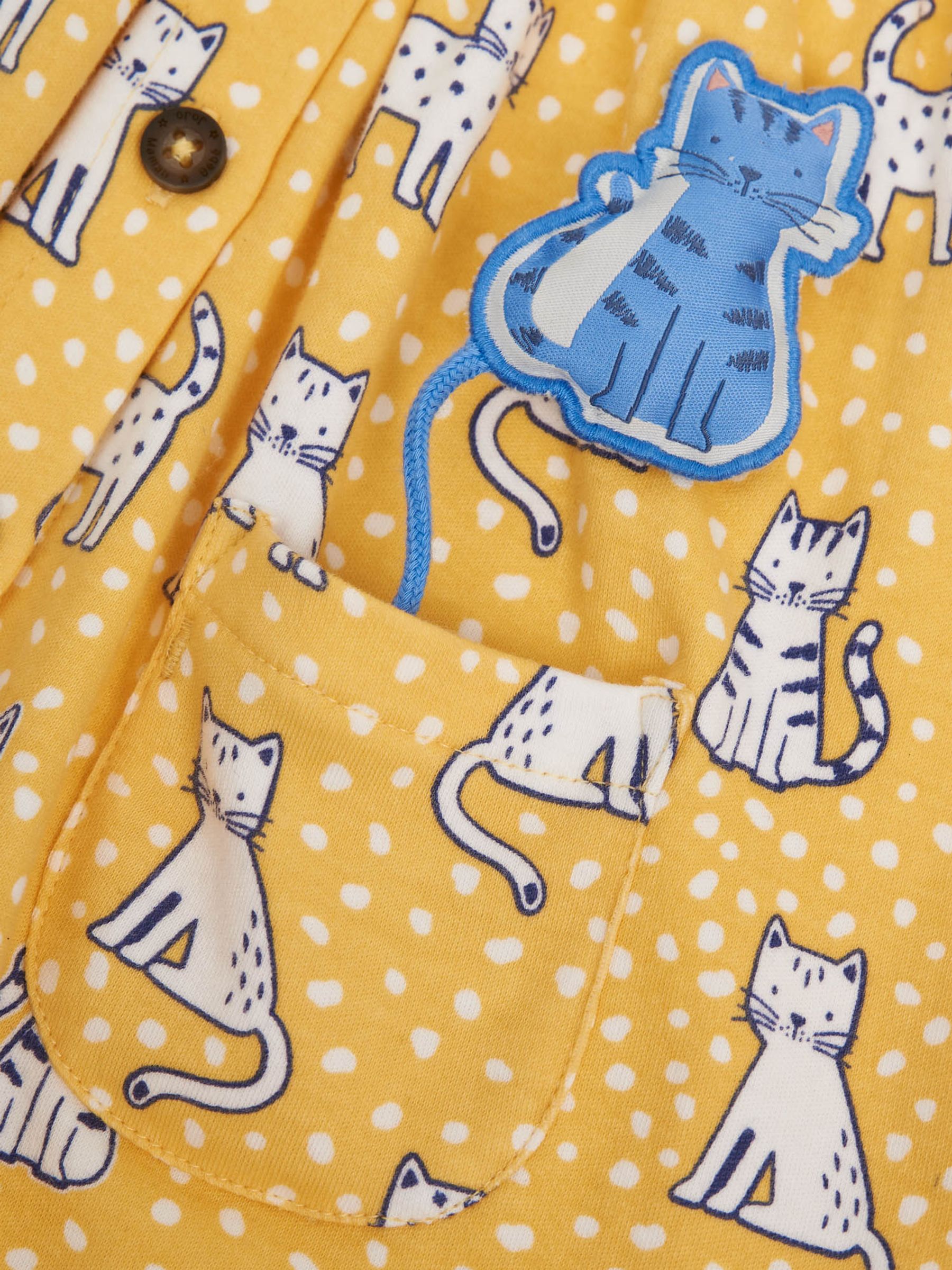 Yellow Girls Cat Pet in Pocket Dress - Image 3 of 4