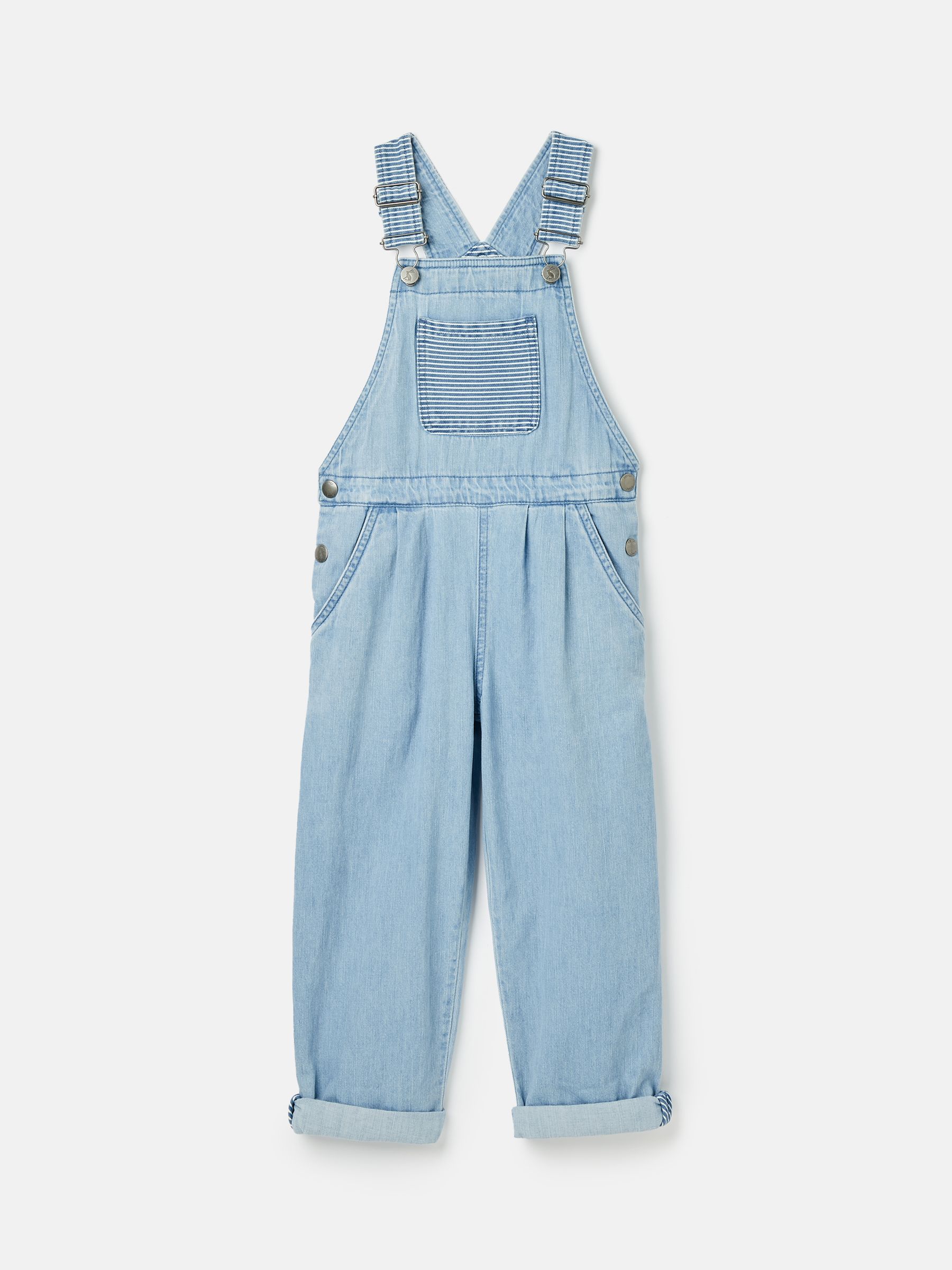 Girls' Madeline Blue Chambray Hotch Potch Dungarees - Image 1 of 5