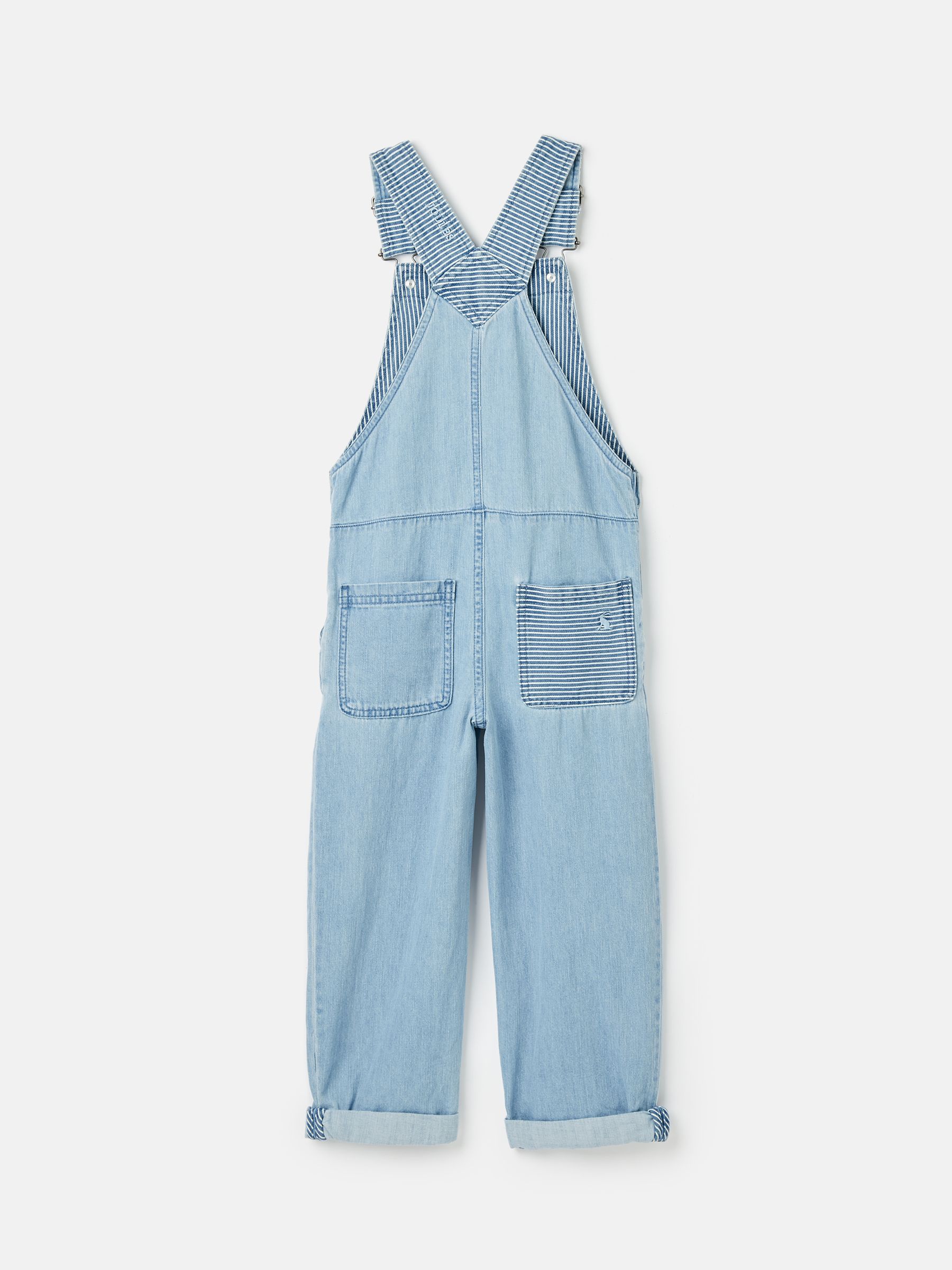 Girls' Madeline Blue Chambray Hotch Potch Dungarees - Image 2 of 5