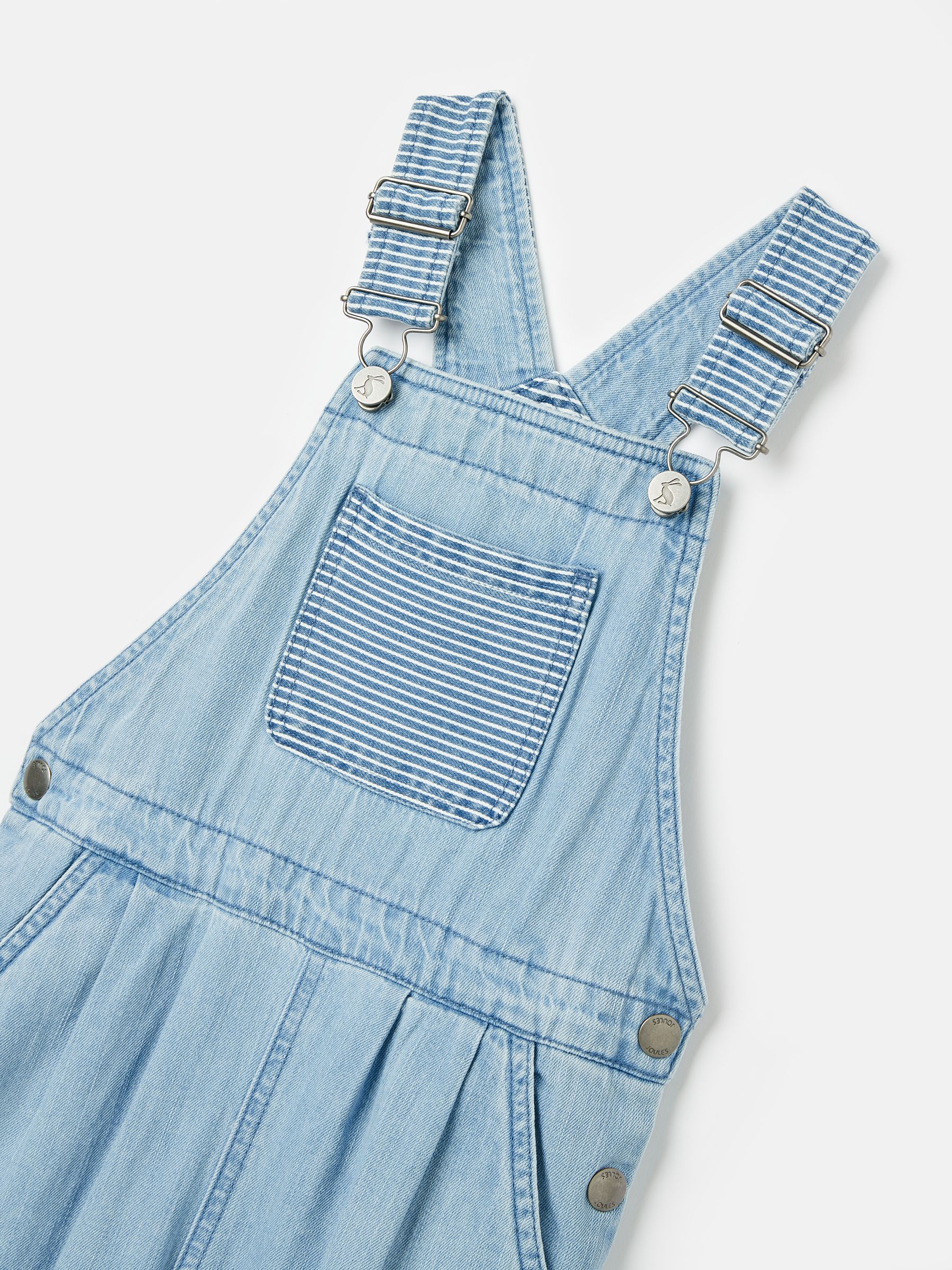 Girls' Madeline Blue Chambray Hotch Potch Dungarees - Image 3 of 5
