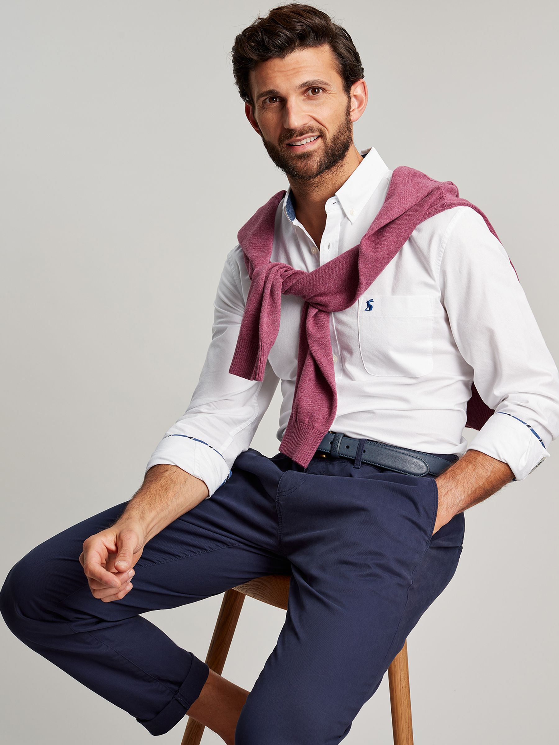 Oxford White Classic Fit Shirt - Image 4 of 7