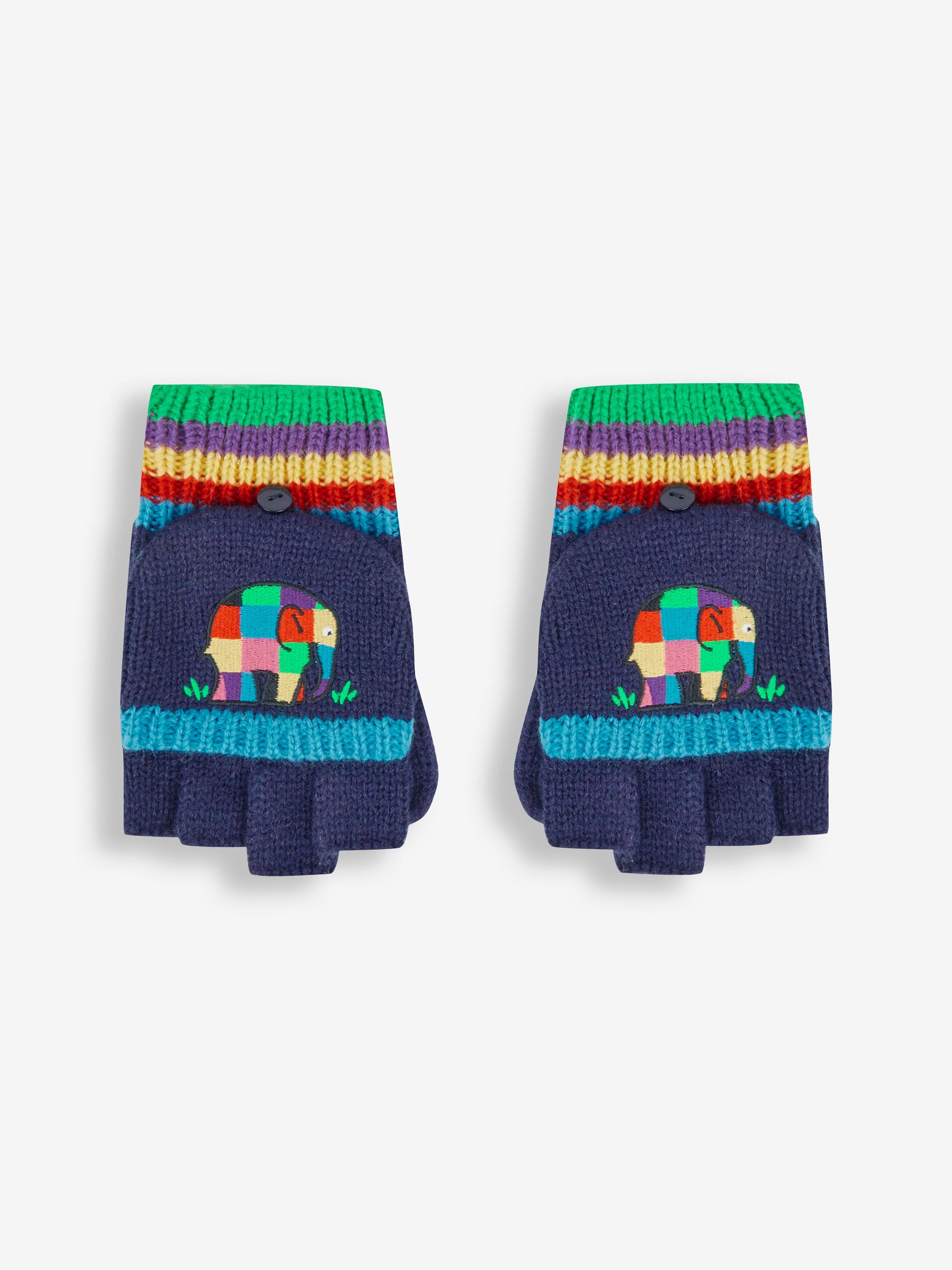 Navy Kids' Elmer Gloves - Image 2 of 4