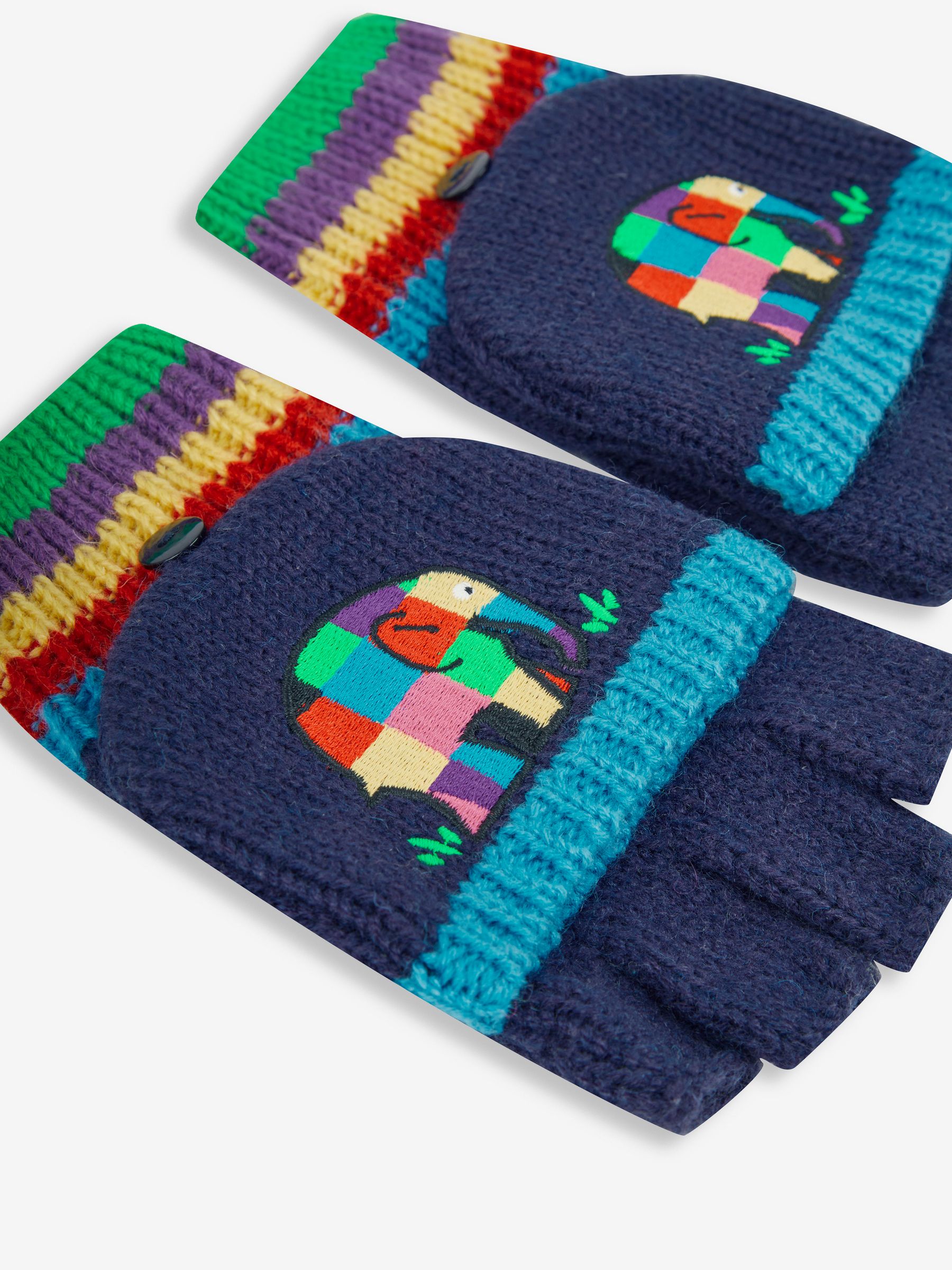 Navy Kids' Elmer Gloves - Image 4 of 4