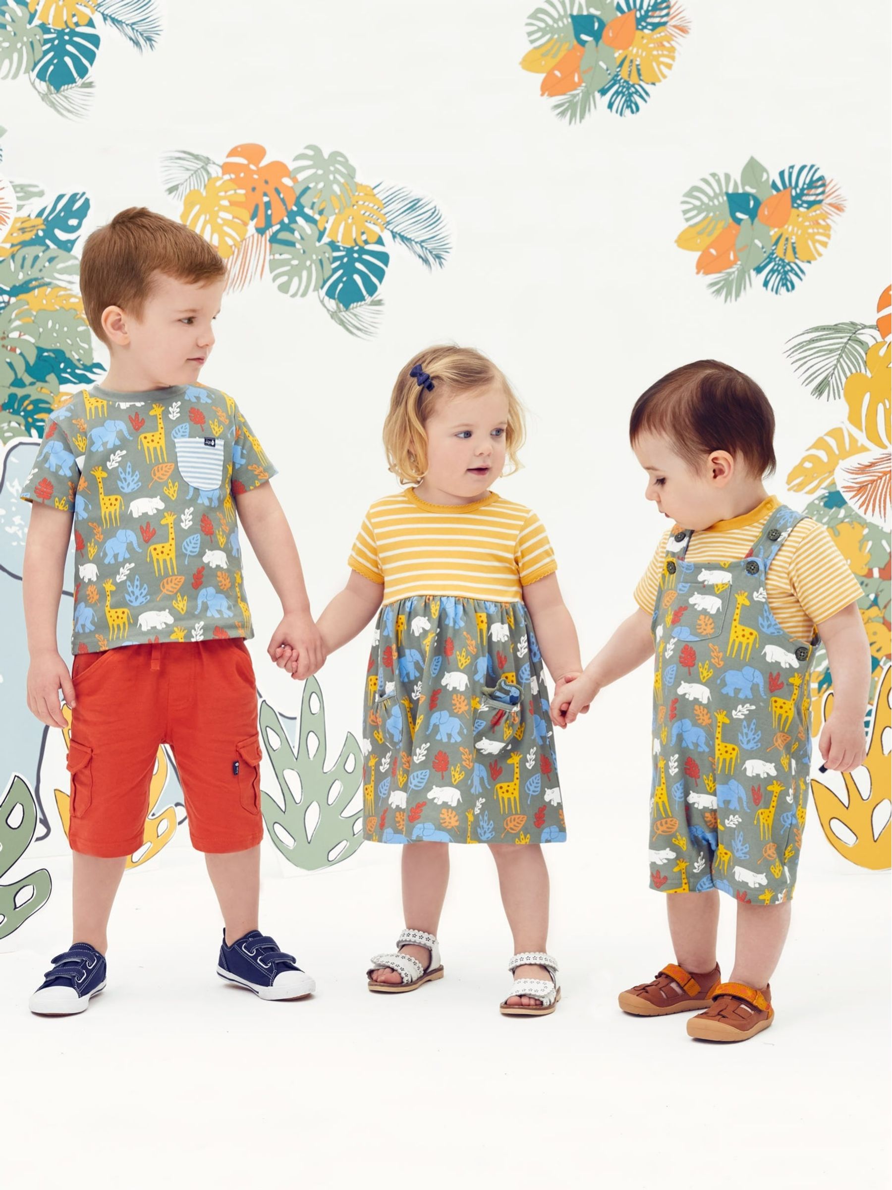 Khaki Kids' Jungle Print T-Shirt - Image 5 of 5