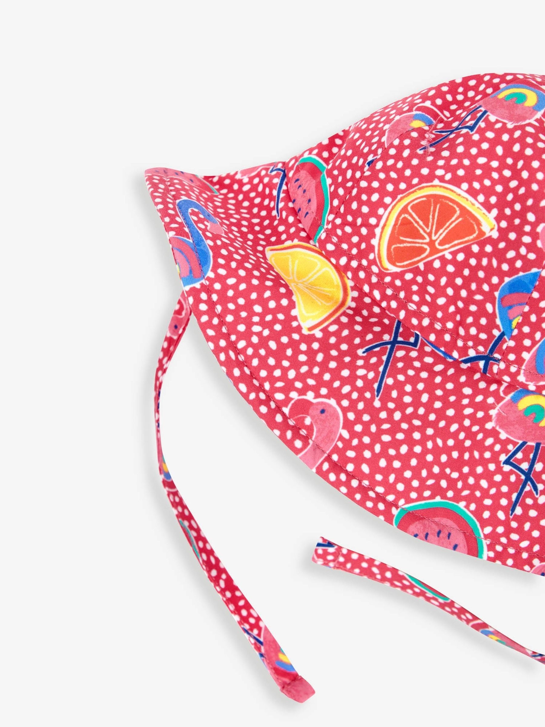 Pink Flamingo UPF 50 Floppy Sun Hat - Image 2 of 4