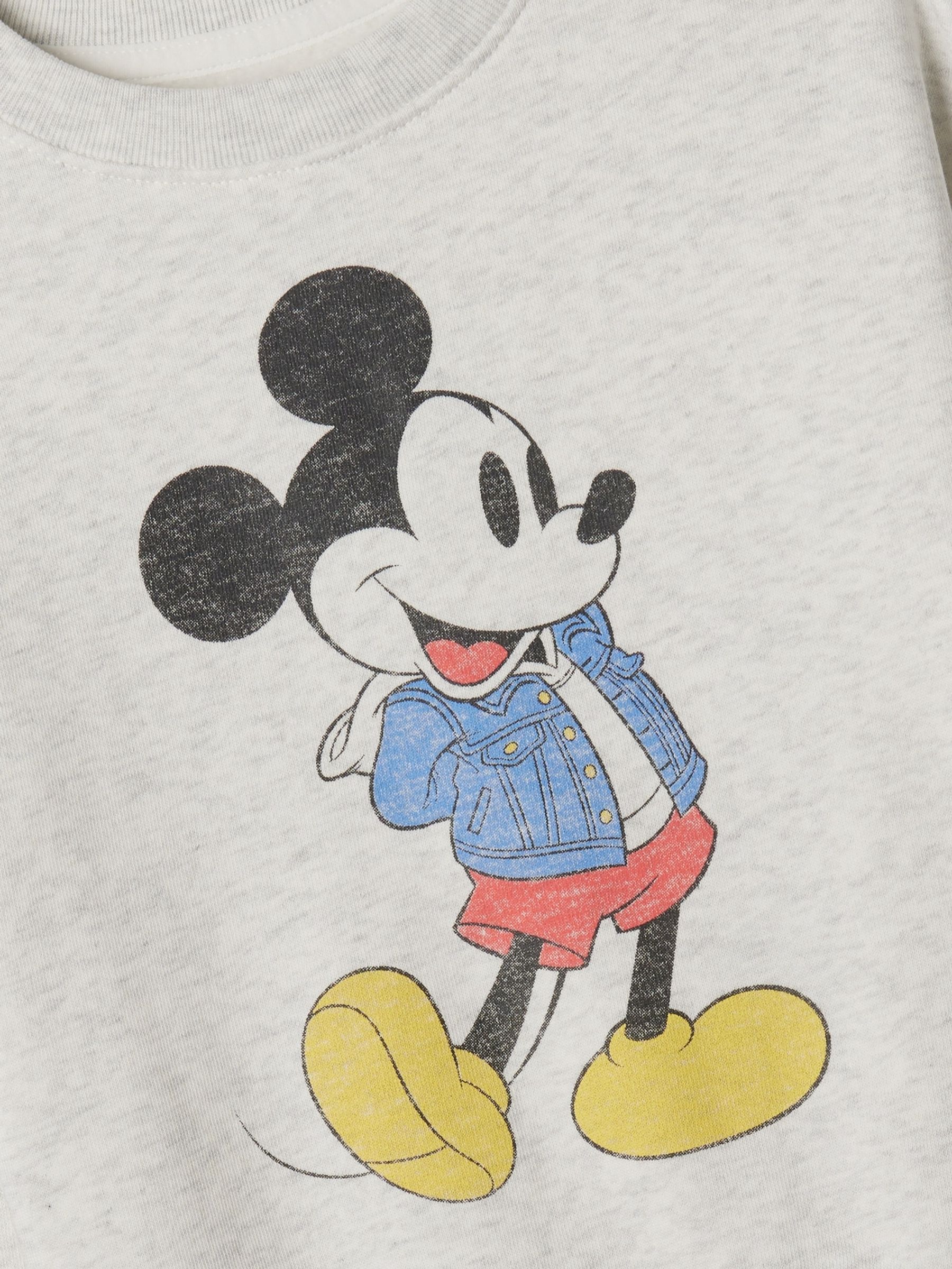 Grey Disney Mickey Mouse Sweatshirt (6mths-5yrs) - Image 3 of 3