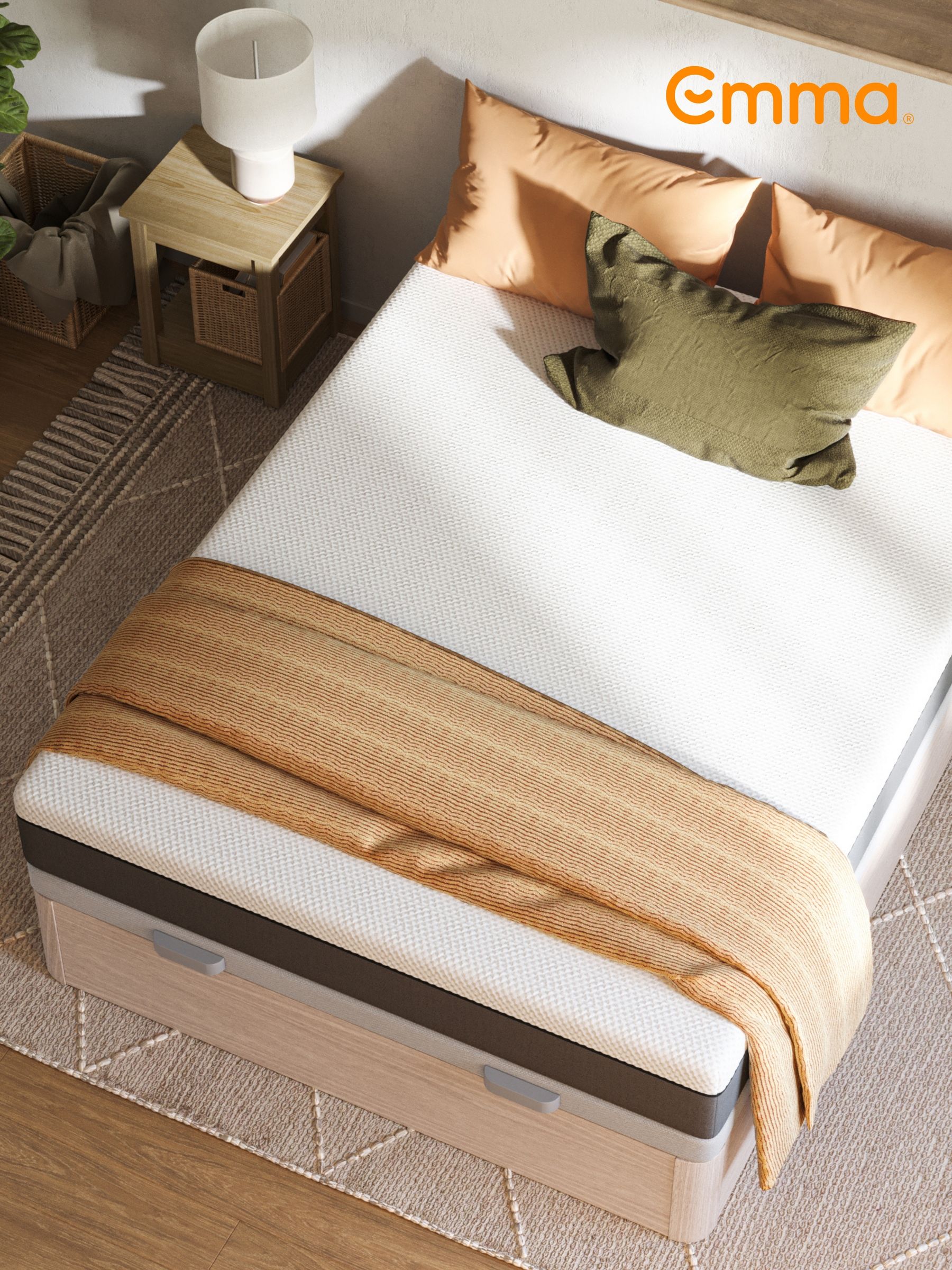 Emma Grey Grey Premium Mattress - Image 2 of 4