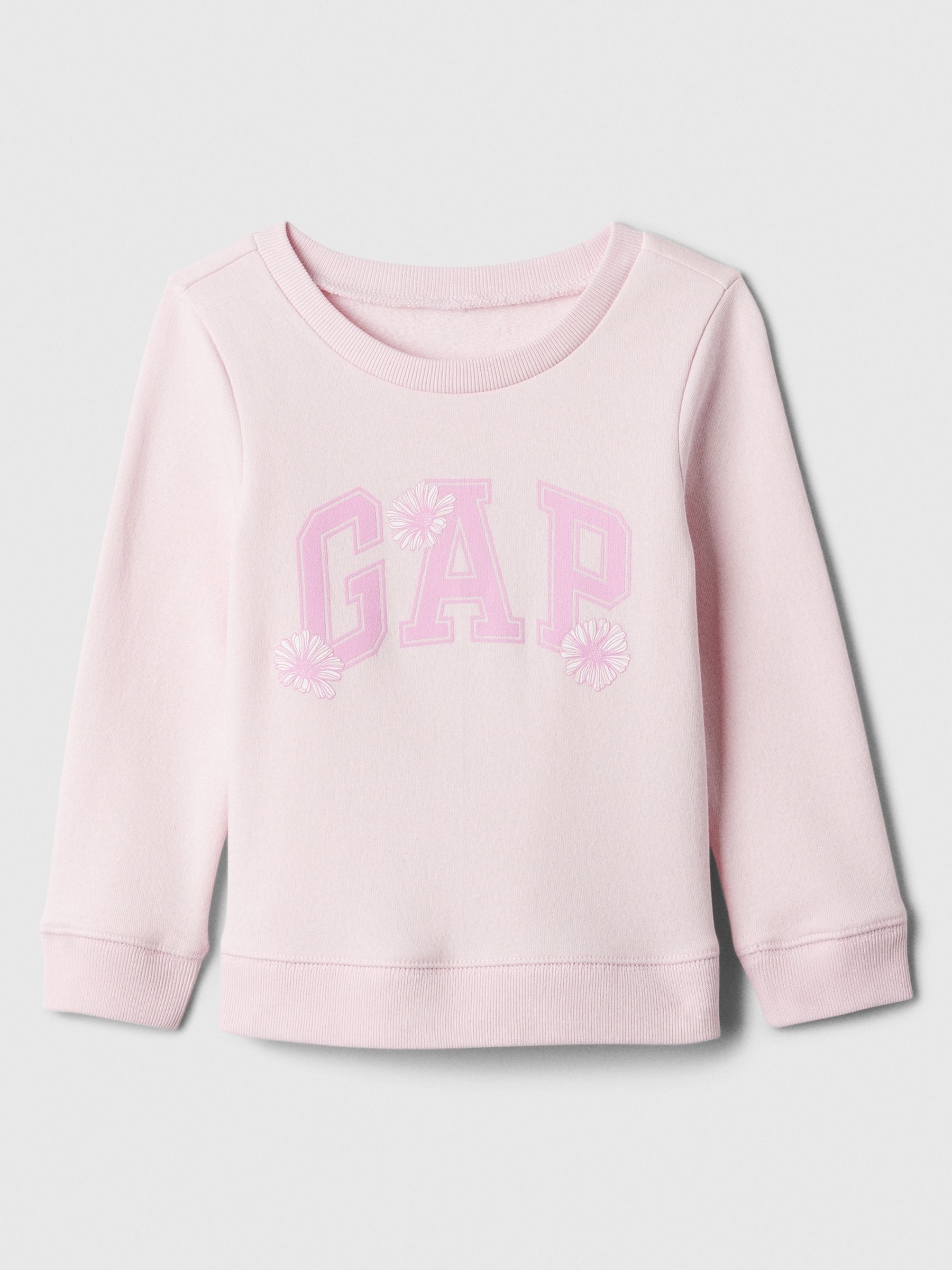 Pink Glitter Logo Baby Sweatshirt (Newborn-5yrs) - Image 1 of 1
