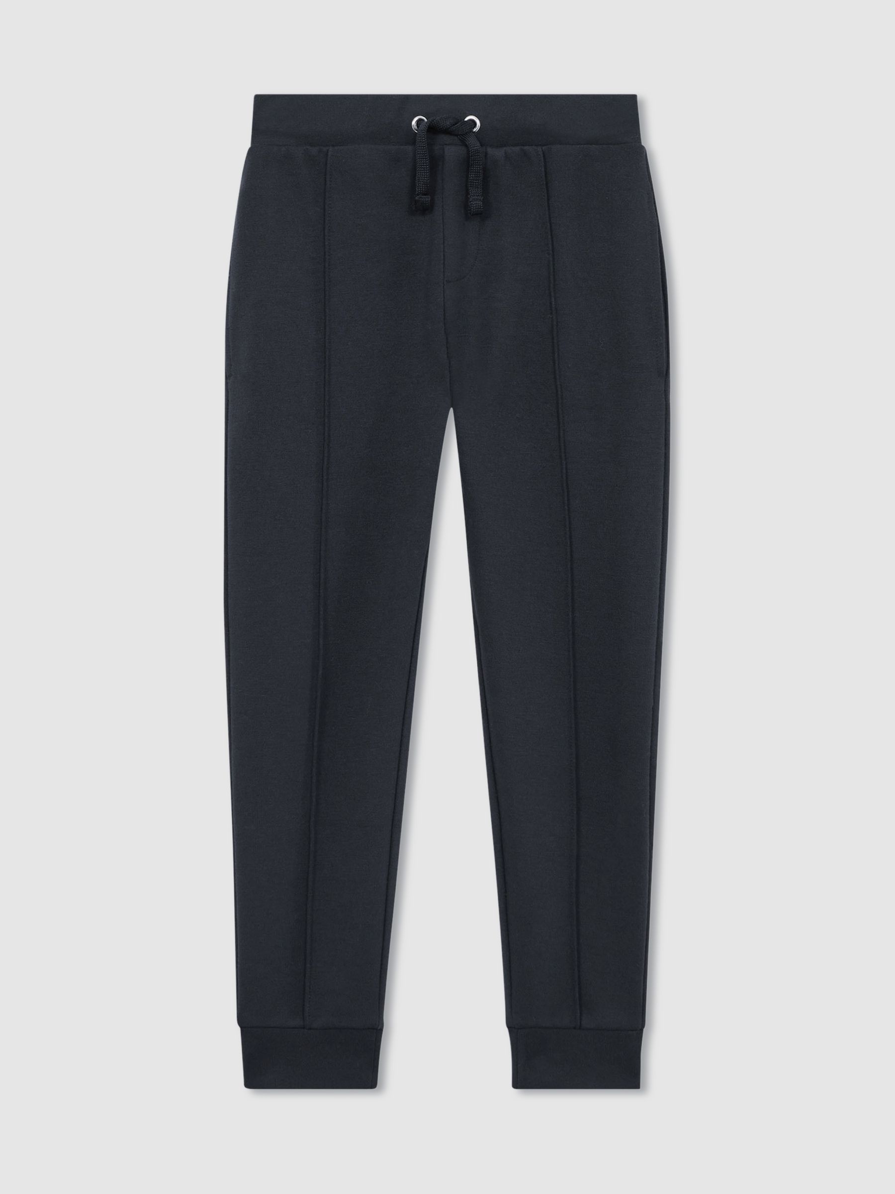 9-13 yrs Relaxed Drawstring Joggers in Navy - Image 2 of 5