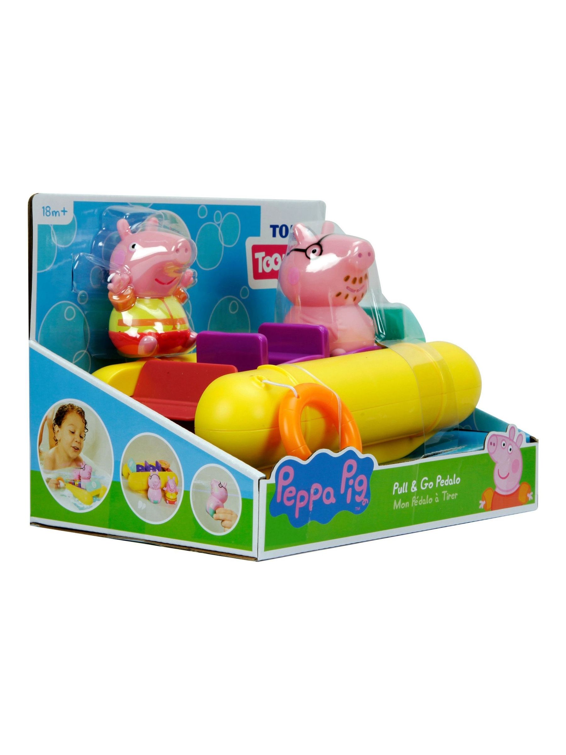 Peppa Pig Pull & Go Pedalo Toy - Image 2 of 4