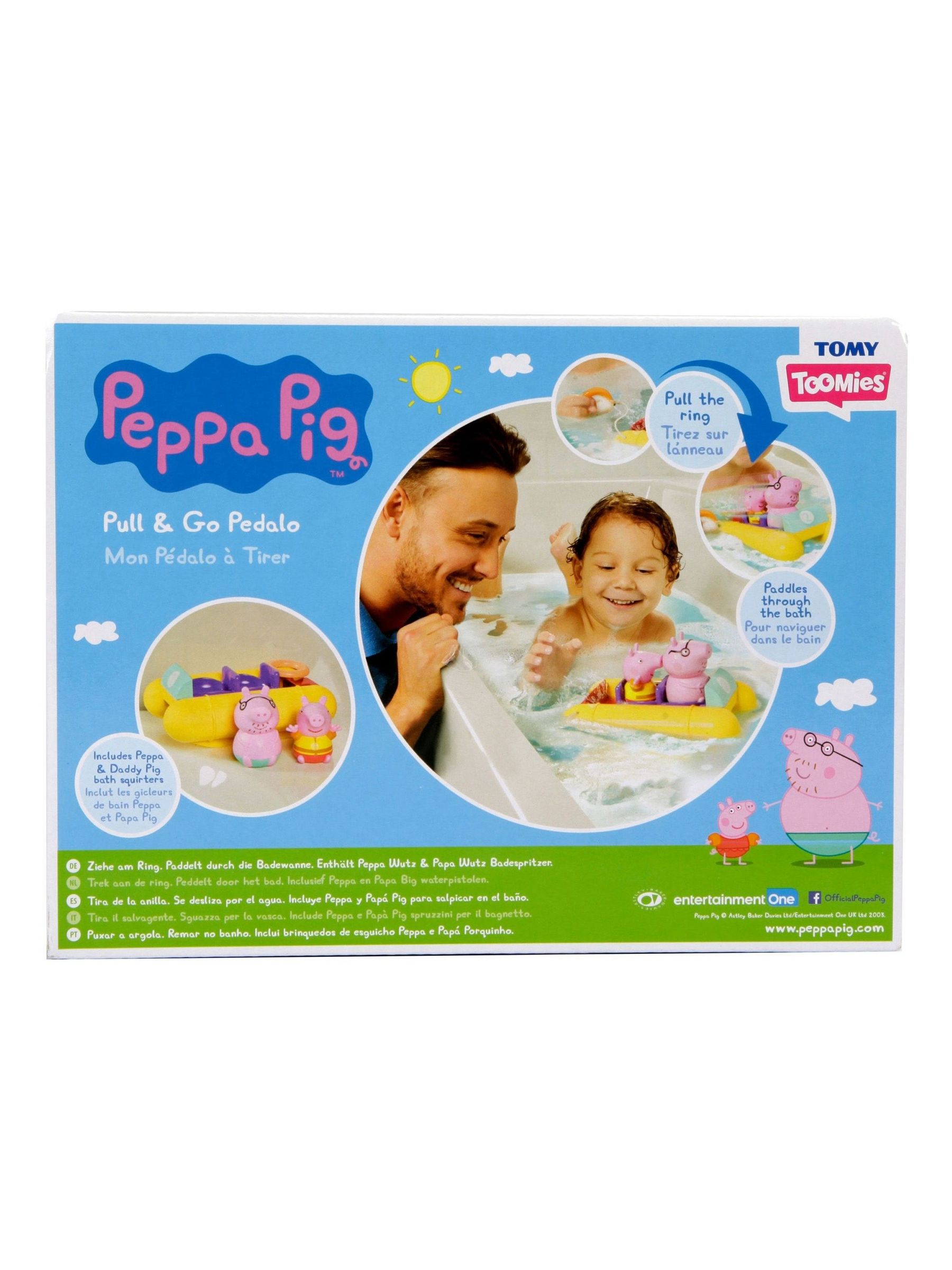 Peppa Pig Pull & Go Pedalo Toy - Image 3 of 4