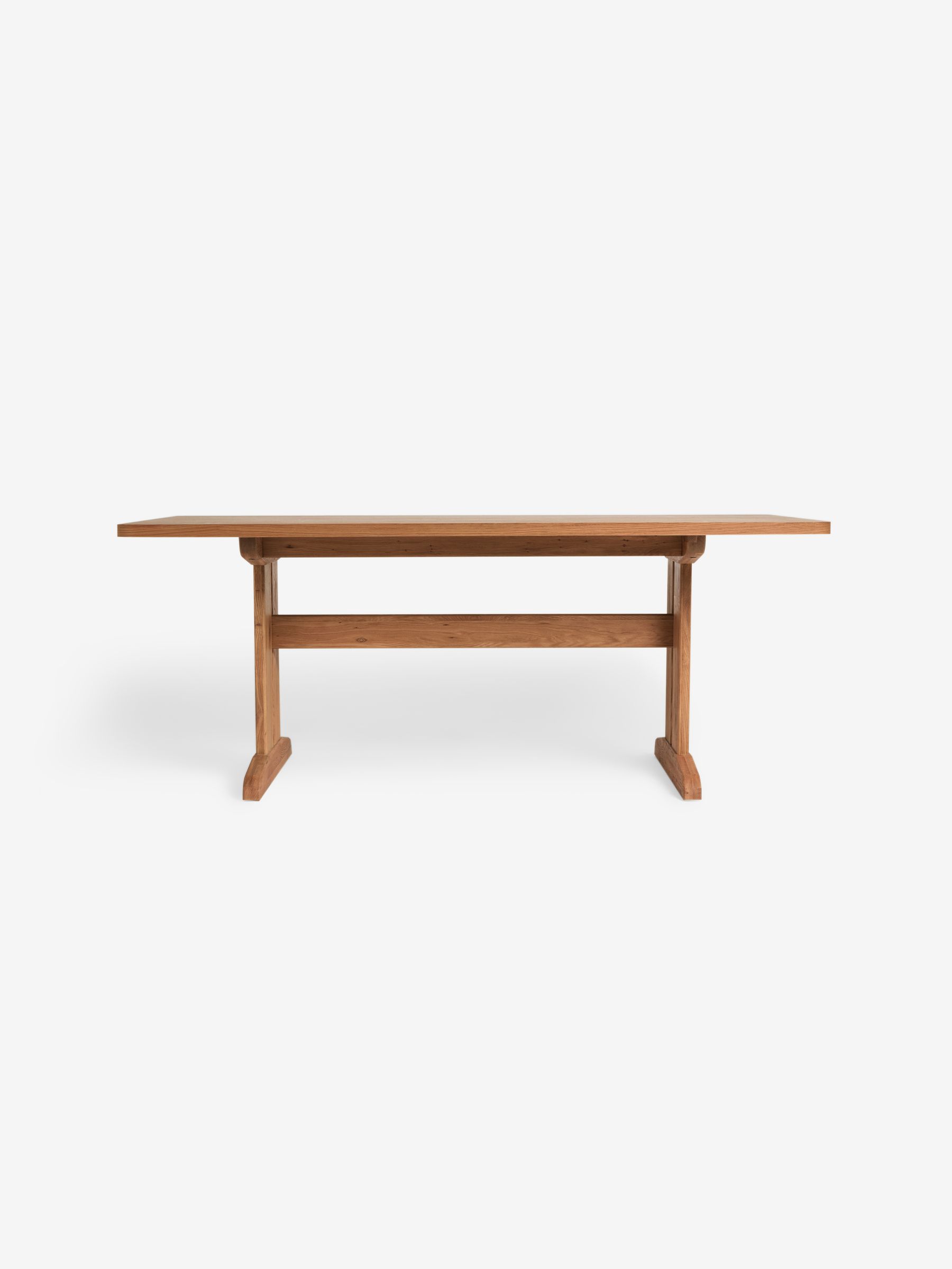 Quinn 6 Seater Dining Table in Oak - Image 5 of 7