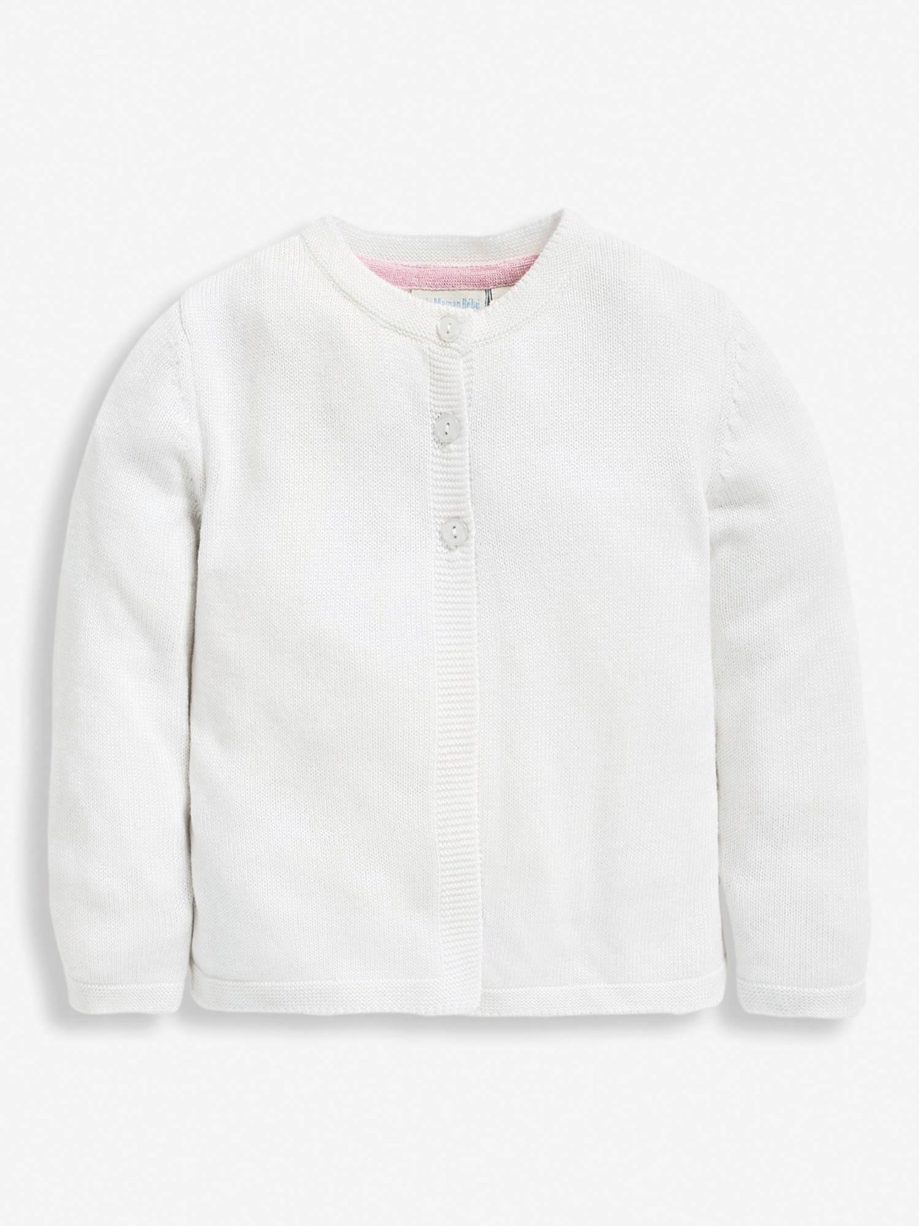 White Girls Classic Cardigan - Image 1 of 1