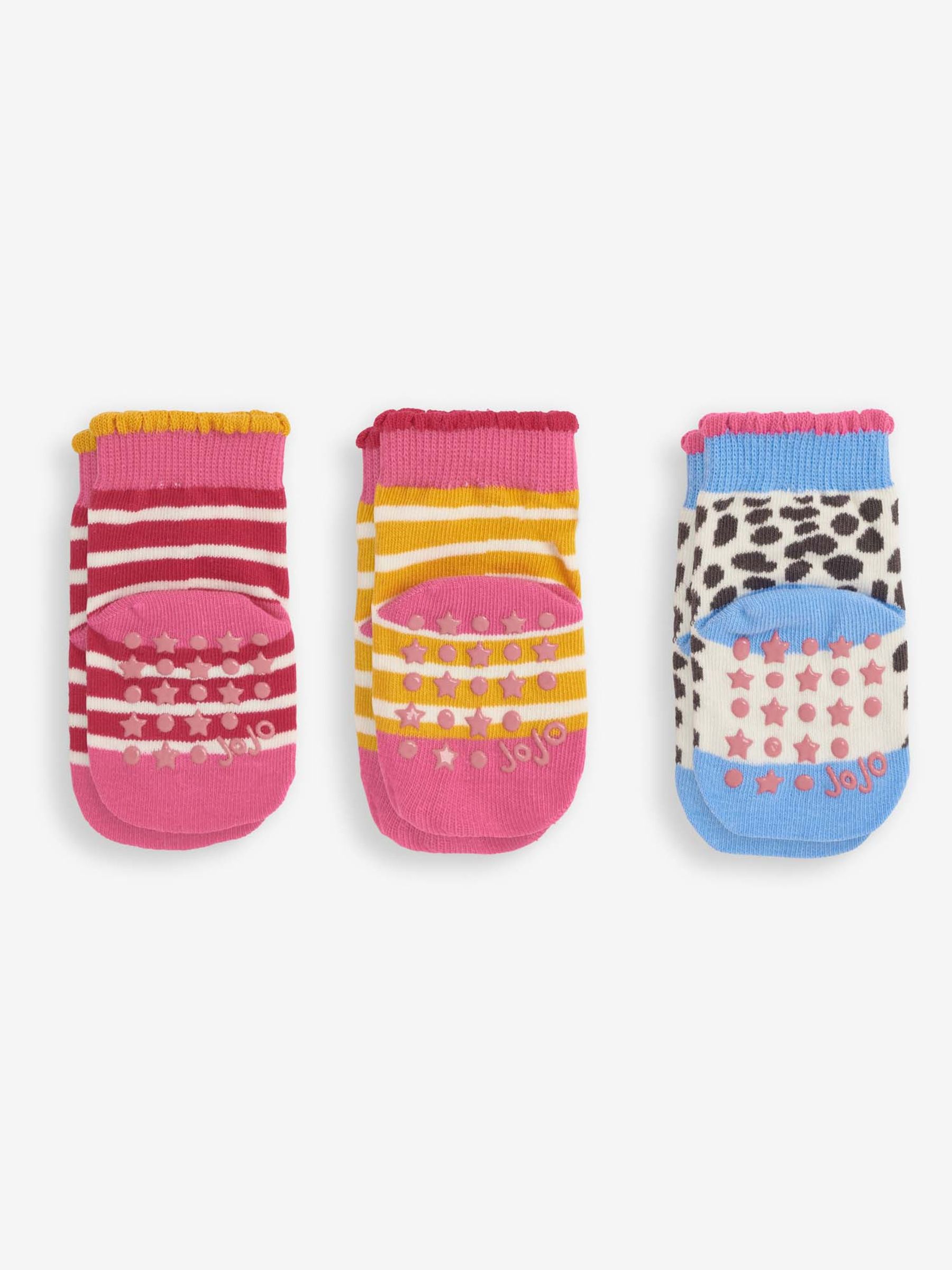 Multi 3-Pack Puppy Cotton Rich Socks - Image 2 of 2
