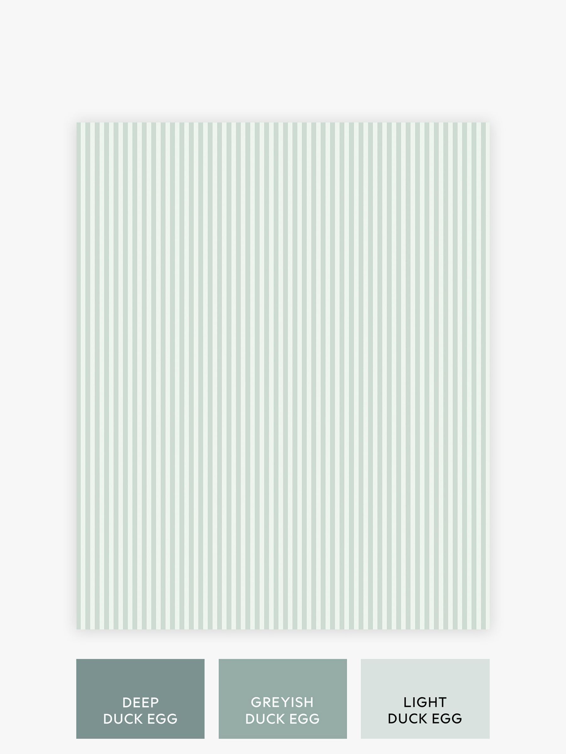Next Sage Green Calm Stripe A4 Wallpaper Sample - Image 3 of 5