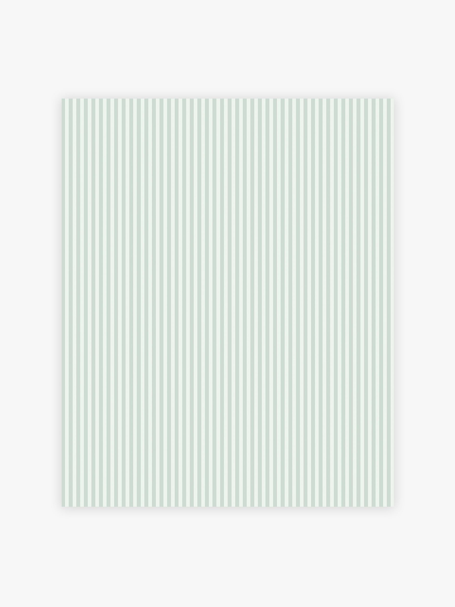 Next Sage Green Calm Stripe A4 Wallpaper Sample - Image 4 of 5