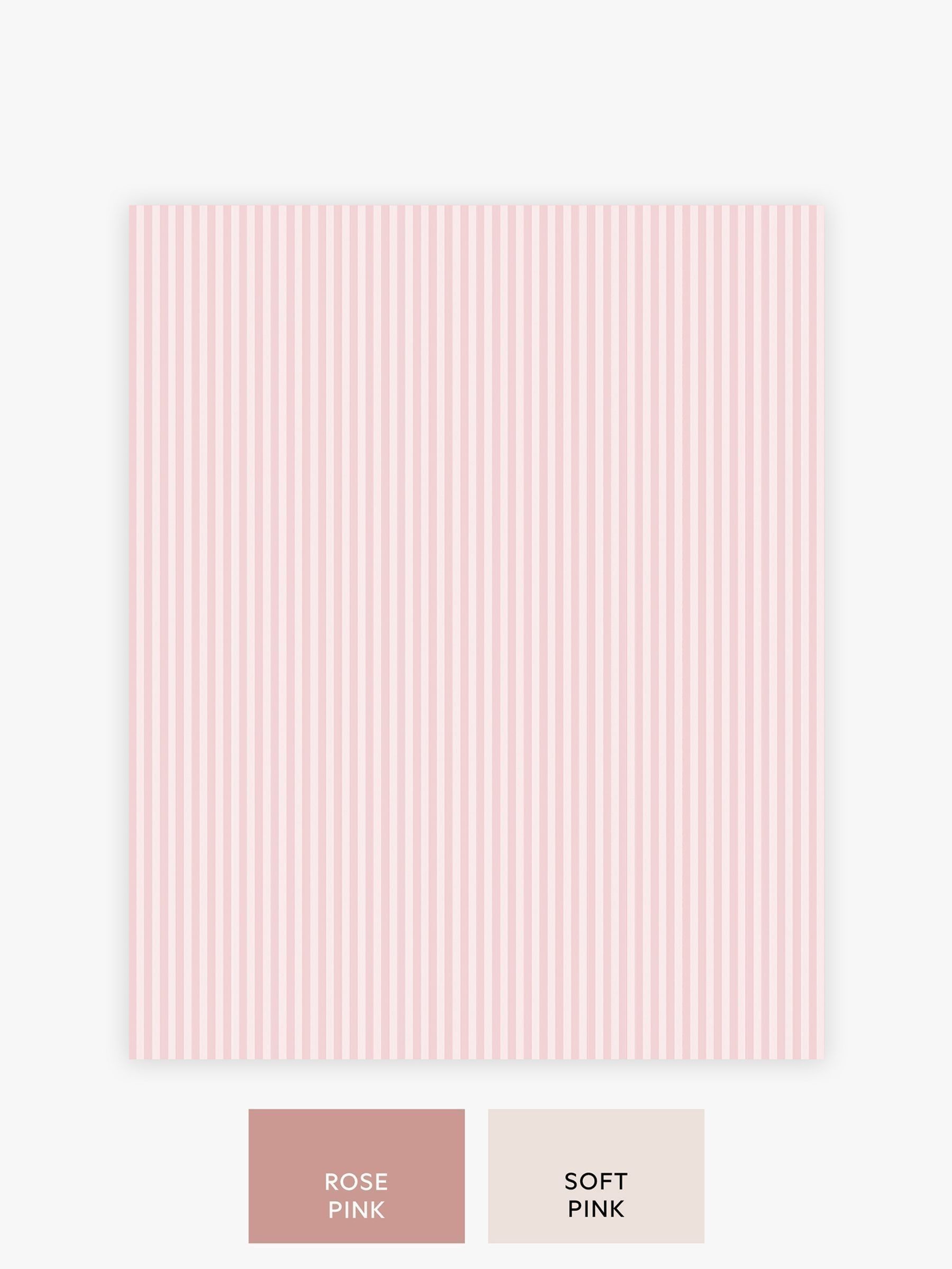Next Pink Calm Stripe A4 Wallpaper Sample - Image 3 of 5