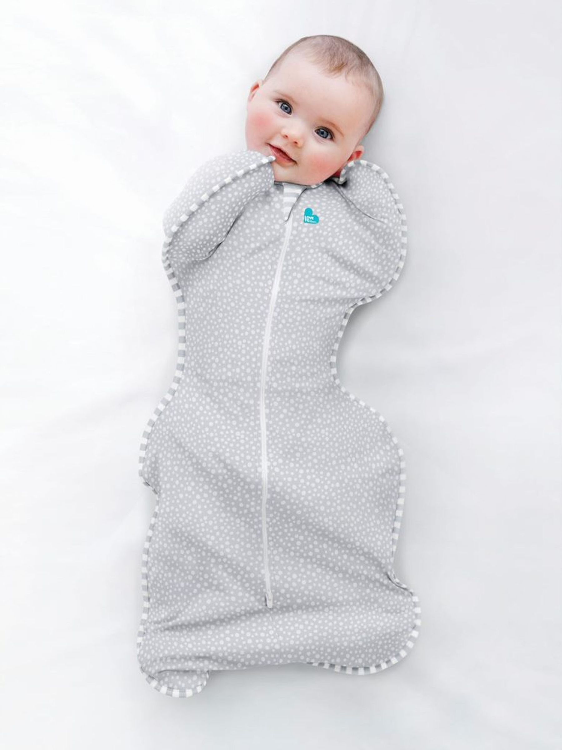Grey Love To Dream Swaddle Up™ Bamboo Original Wave Dot - Image 1 of 7