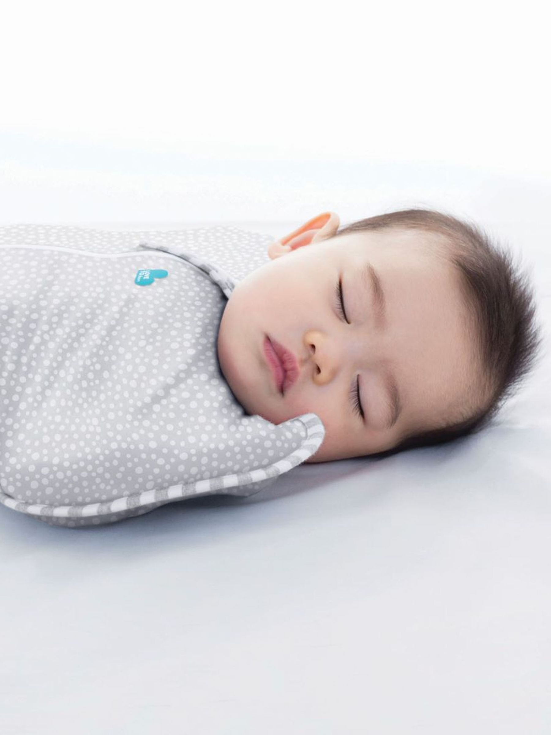 Grey Love To Dream Swaddle Up™ Bamboo Original Wave Dot - Image 2 of 7
