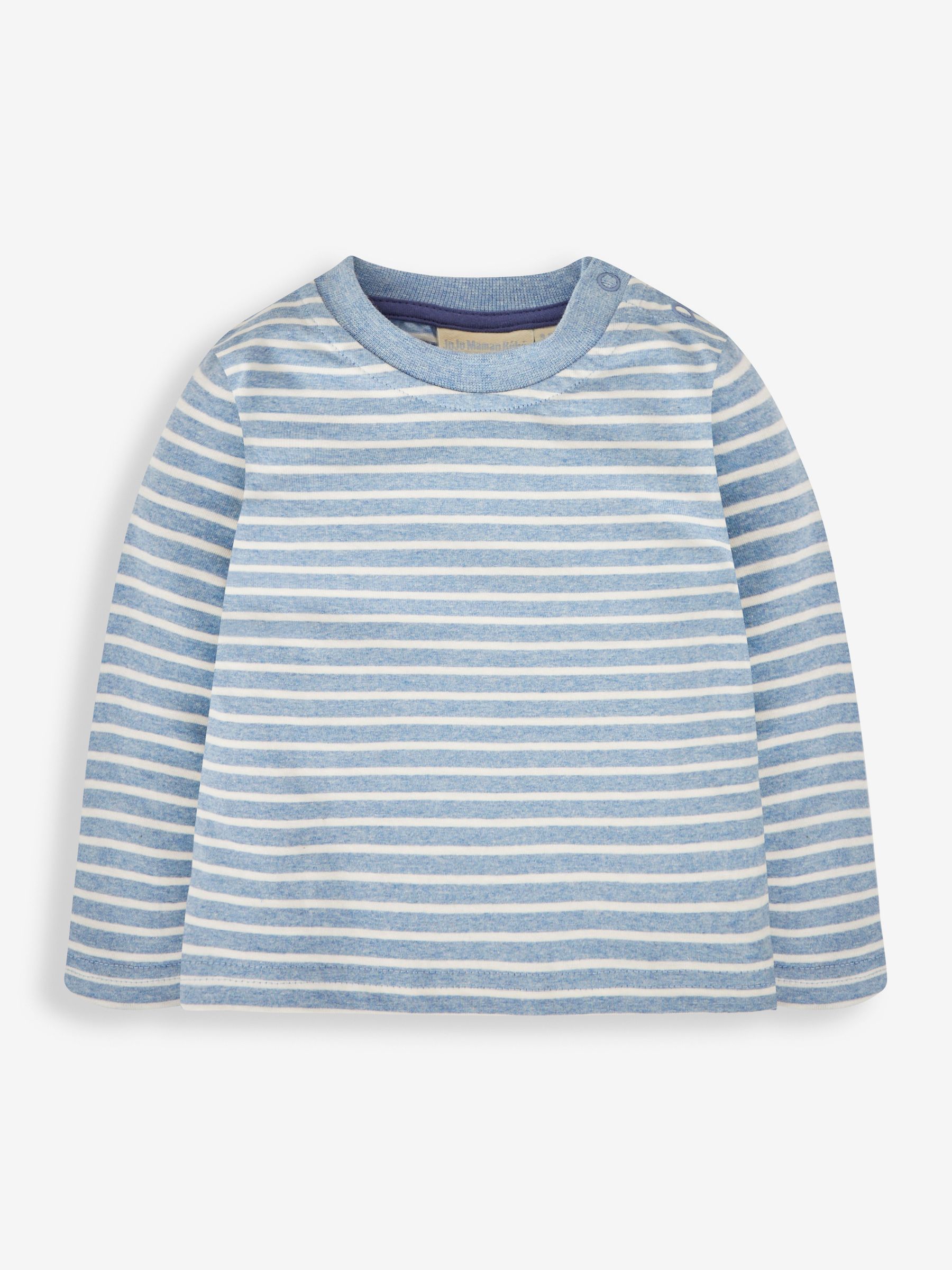 Indigo 2-Pack Puffin Appliqué & Stripe Baby Tops - Image 3 of 5