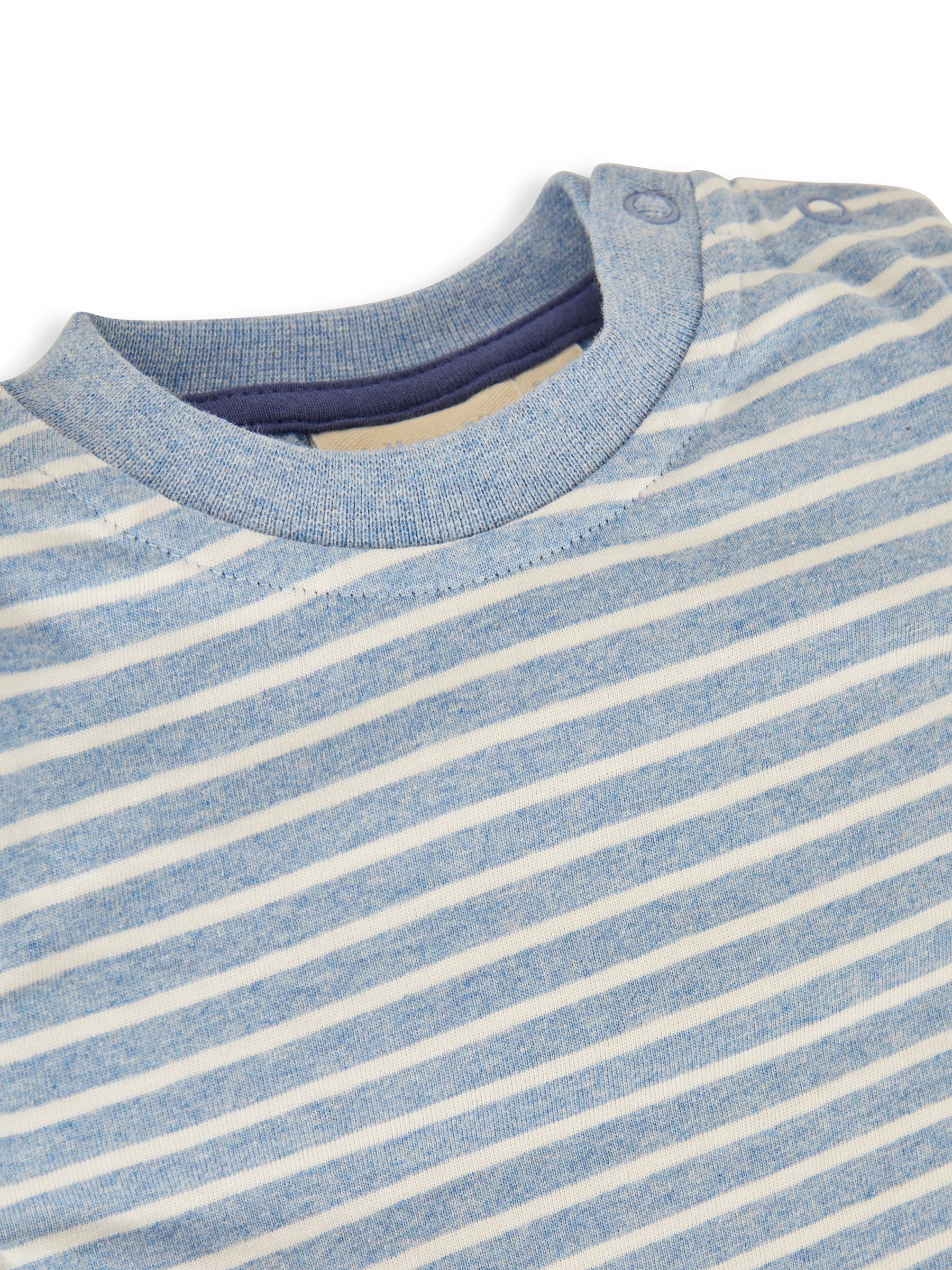 Indigo 2-Pack Puffin Appliqué & Stripe Baby Tops - Image 5 of 5