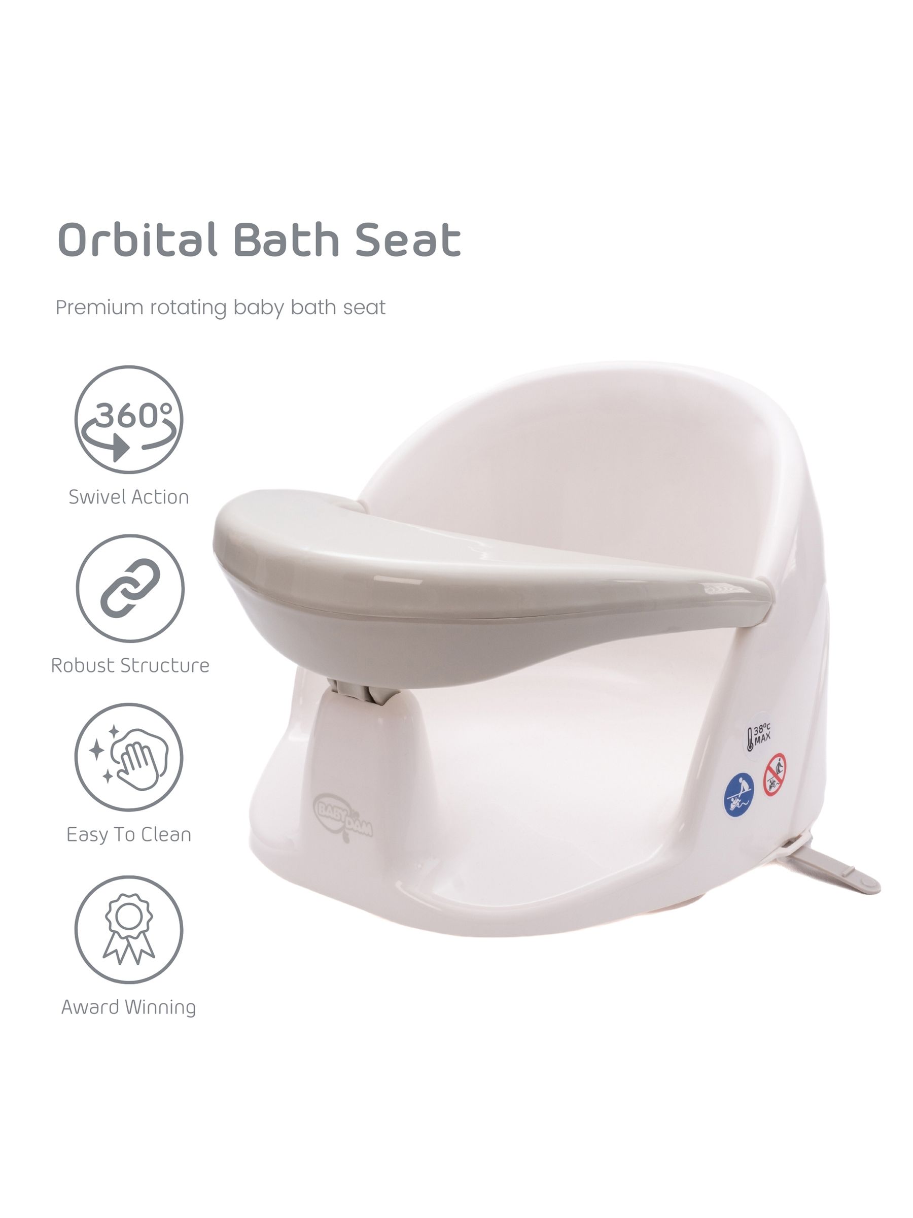 BabyDam Orbital Bath Seat - Image 4 of 9
