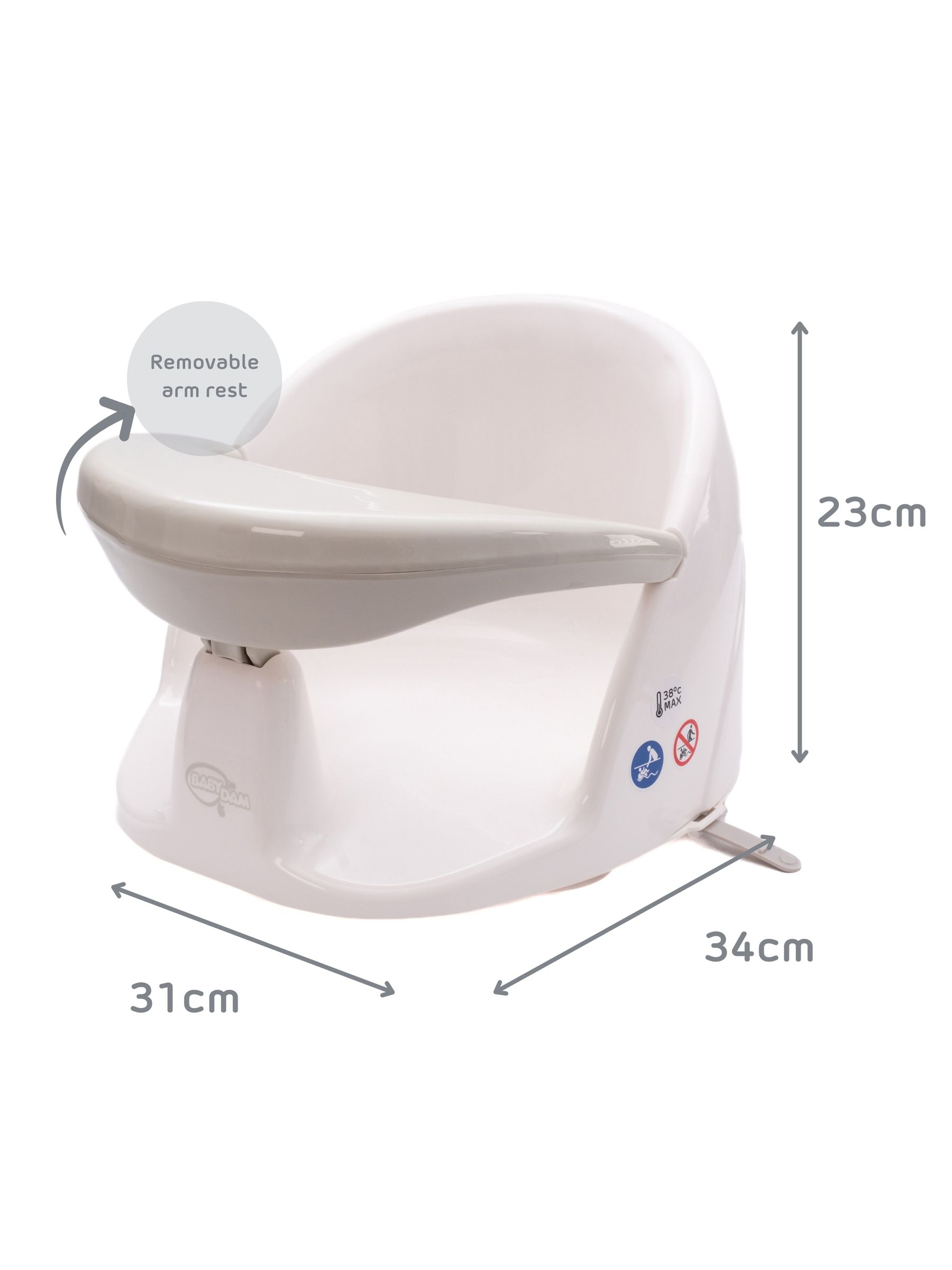 BabyDam Orbital Bath Seat - Image 5 of 9