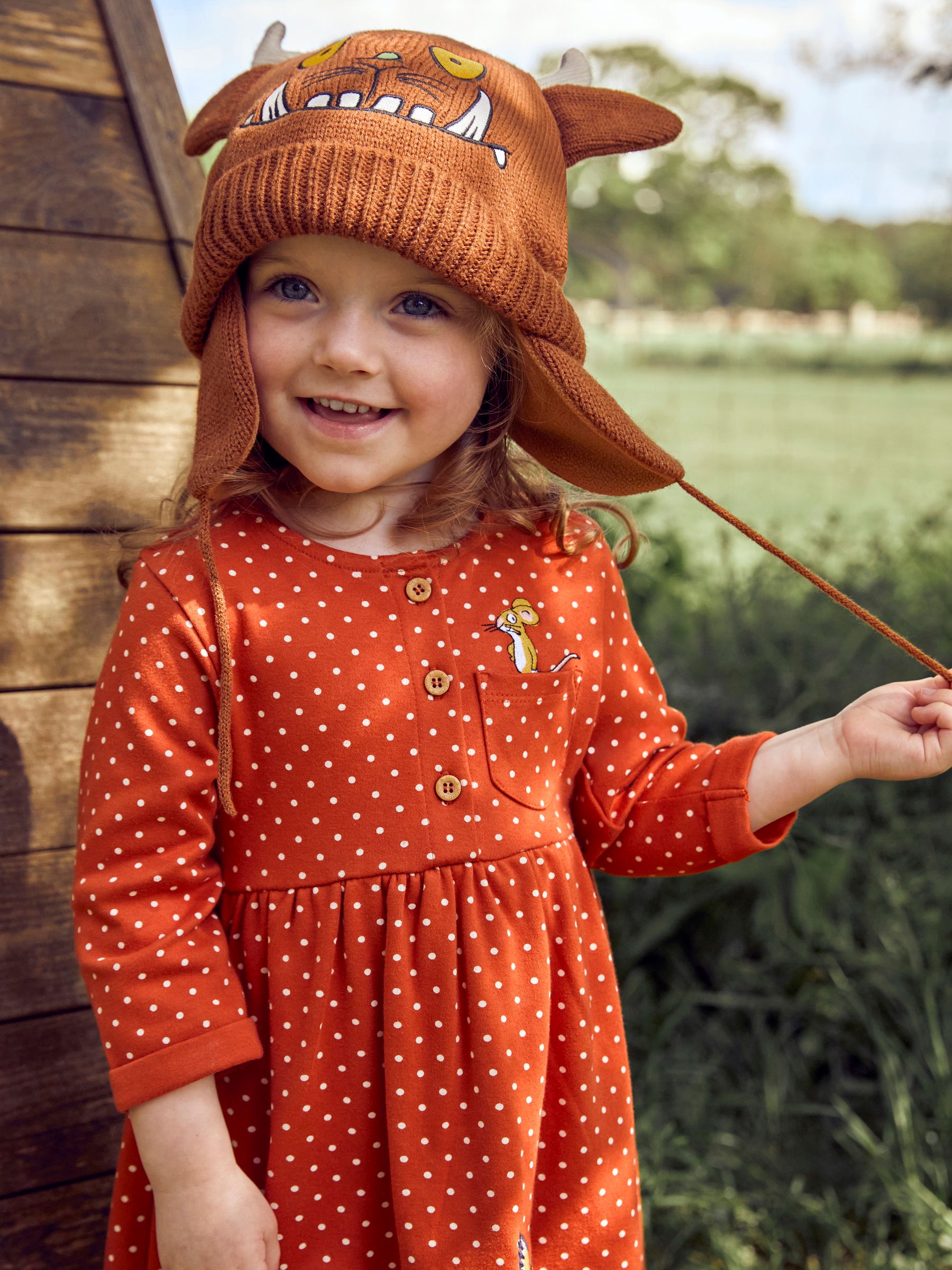 Brown Kids' The Gruffalo Hat - Image 3 of 5