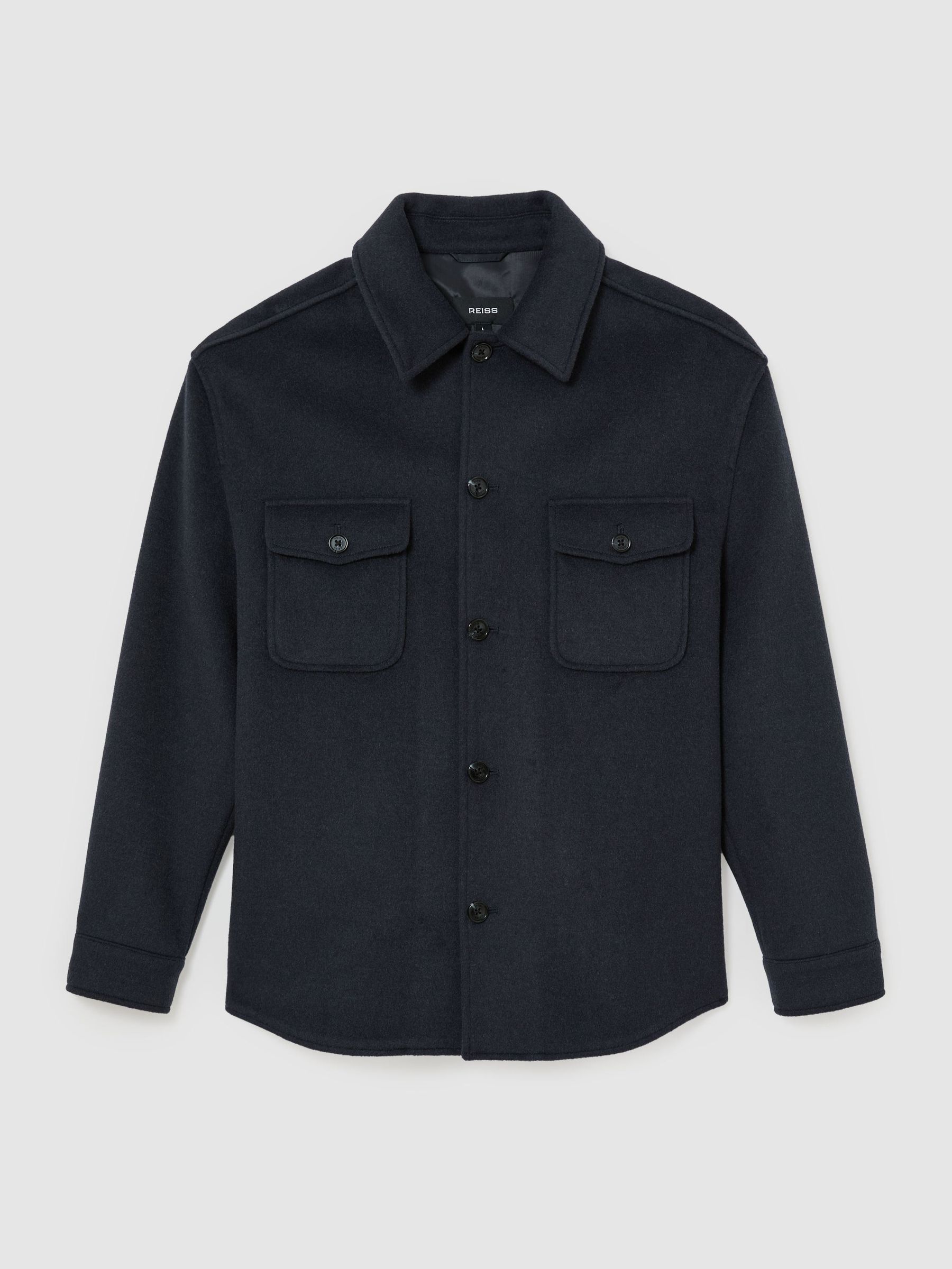 Shirt in Airforce Blue - Image 2 of 7 Shirt in Airforce Blue - Image 2 of 7
