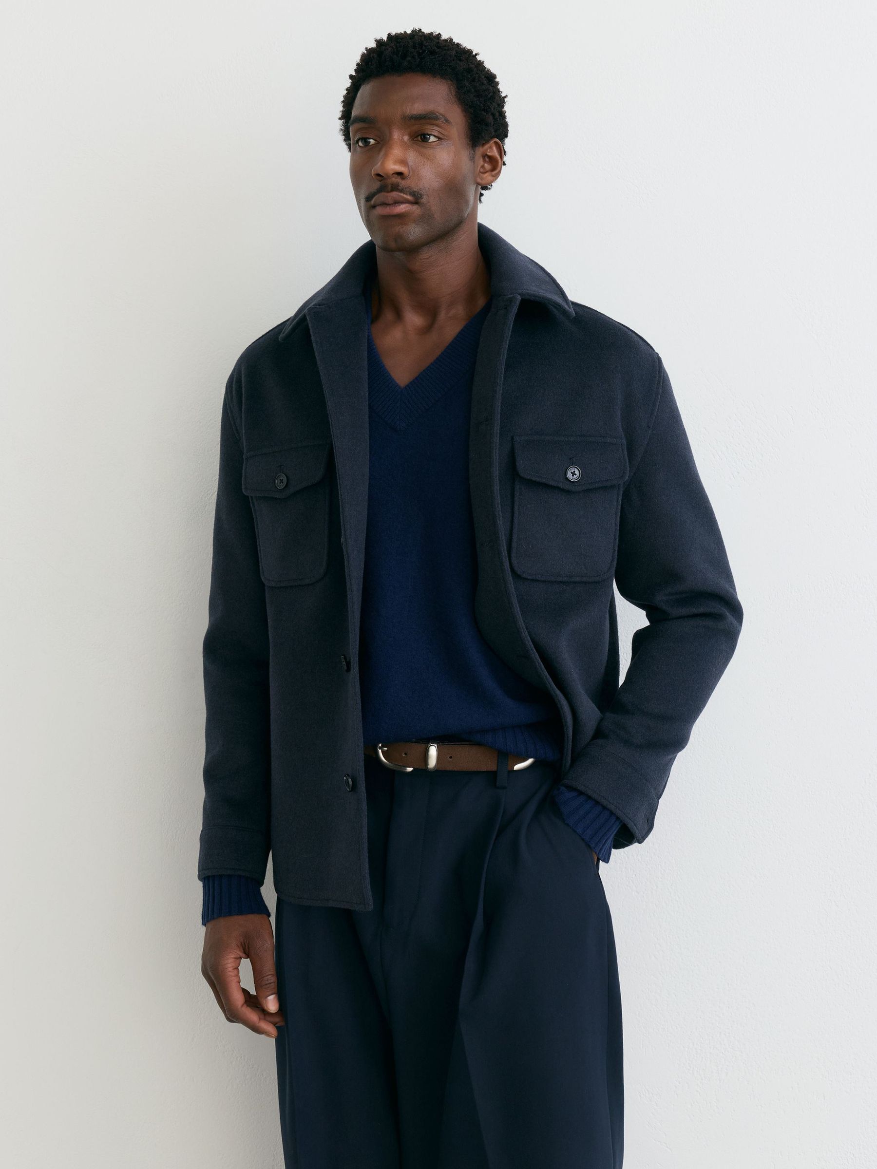 Shirt in Airforce Blue - Image 3 of 7