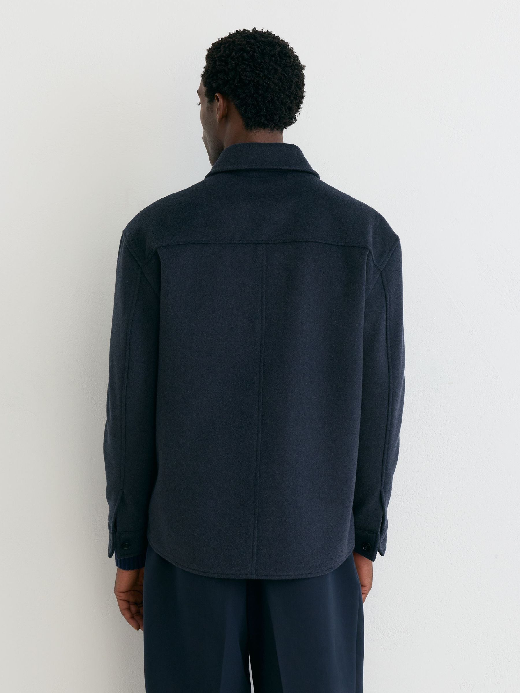 Shirt in Airforce Blue - Image 6 of 7