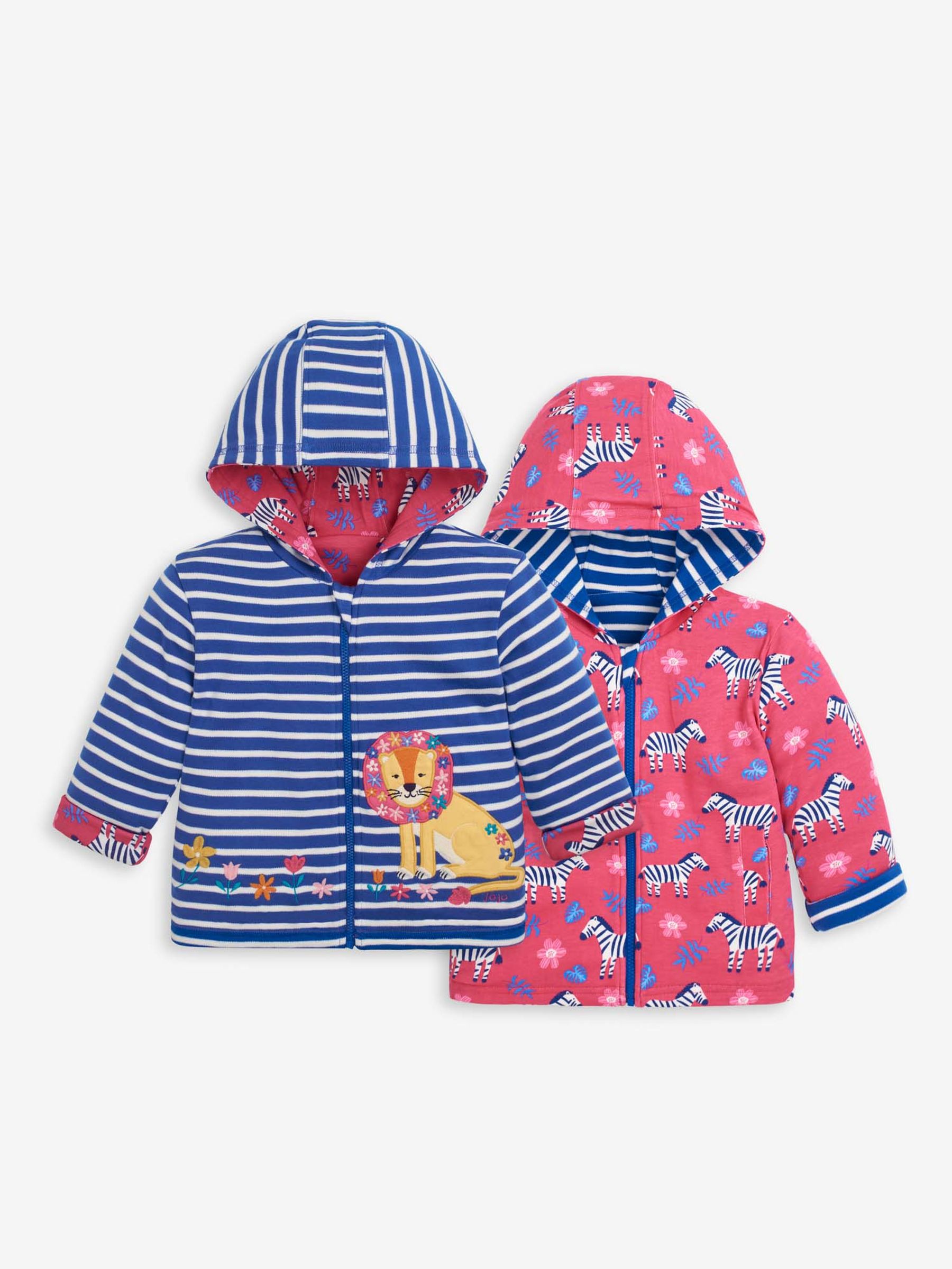 Cobalt Girls Lion Appliqué Reversible Hoodie - Image 2 of 5