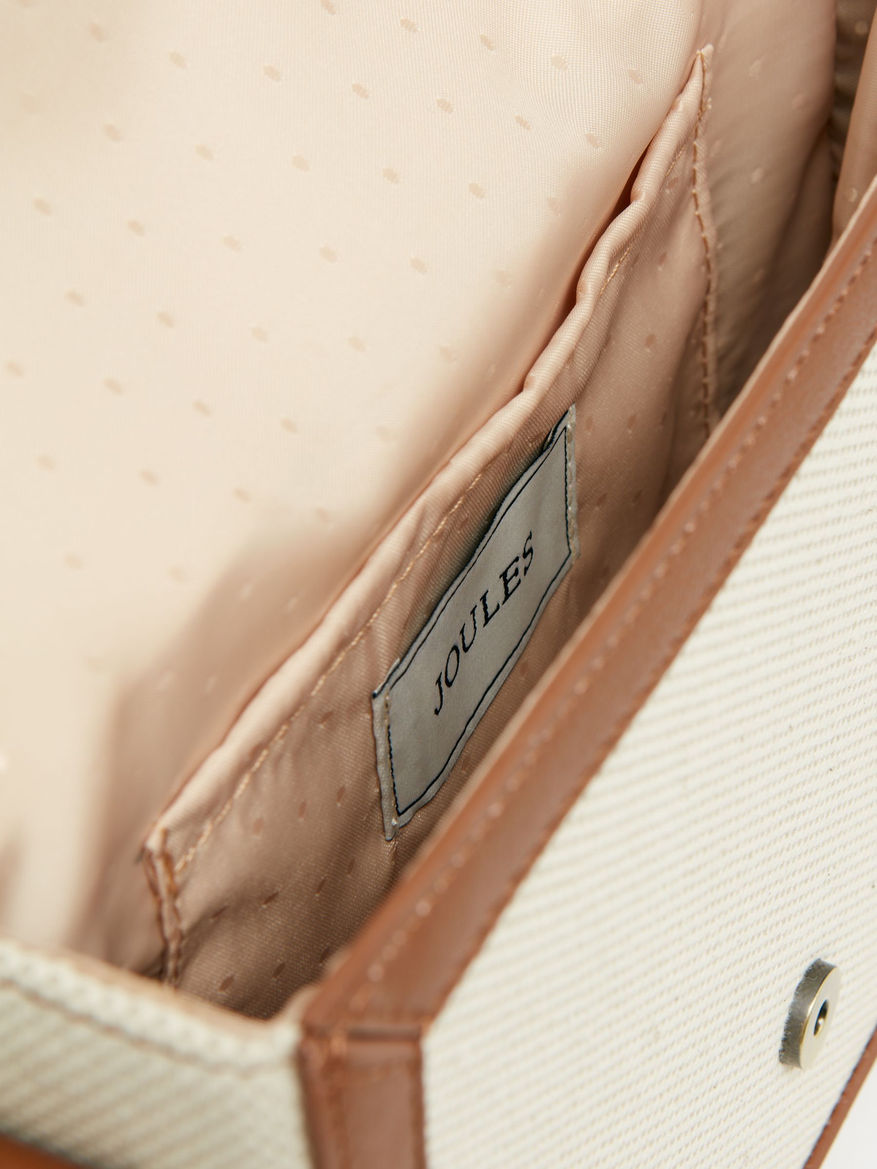 Ludlow Tan Canvas Cross Body Bag - Image 9 of 9 Ludlow Tan Canvas Cross Body Bag - Image 9 of 9