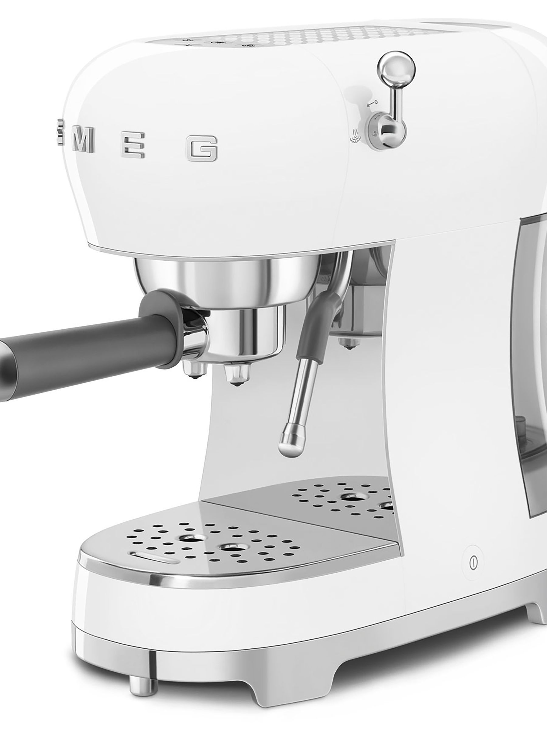 Smeg White Espresso Coffee Machine - Image 4 of 7