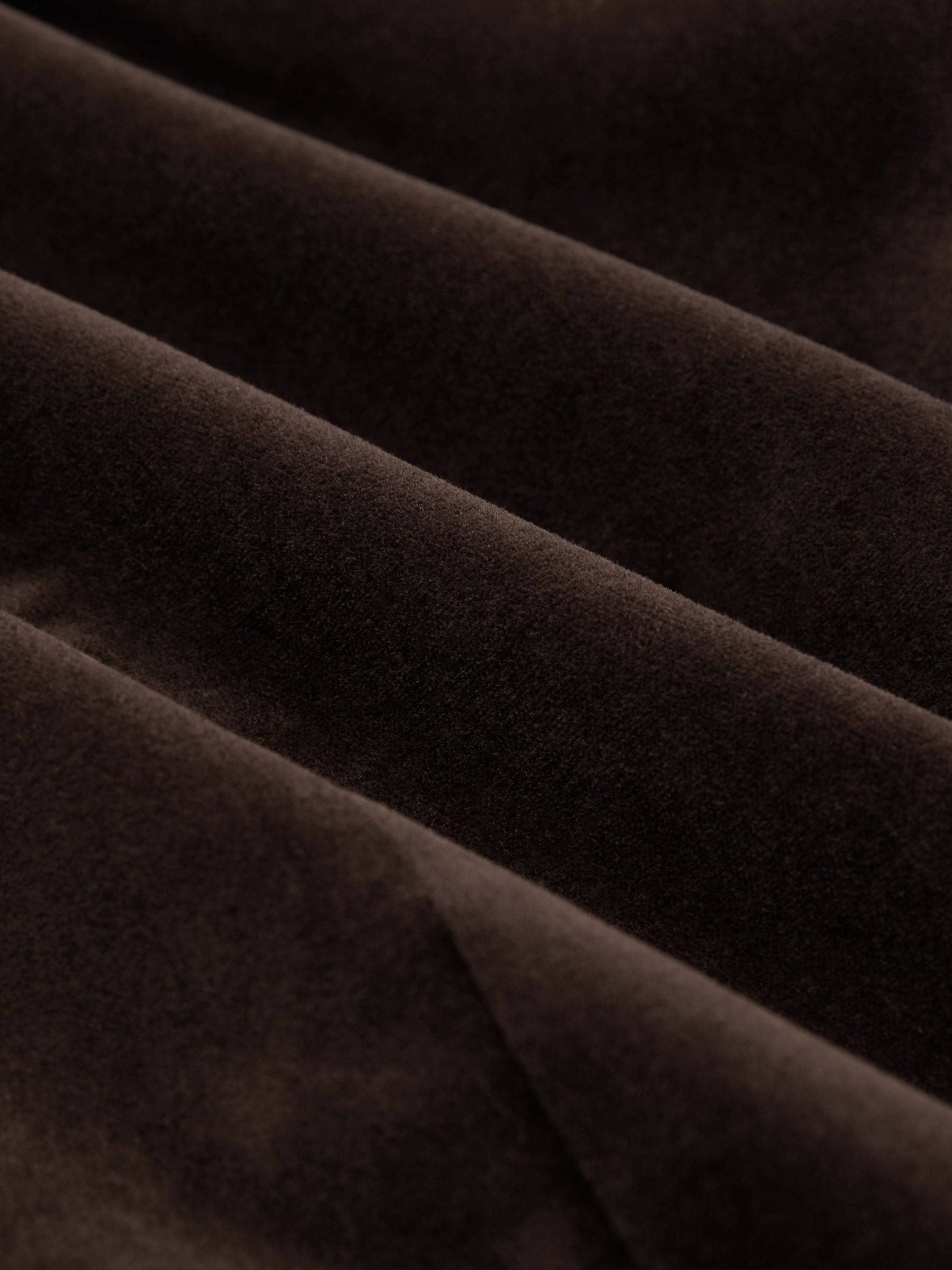 Tailored Fit Velvet Single-Breasted Blazer in Brown - Image 8 of 8