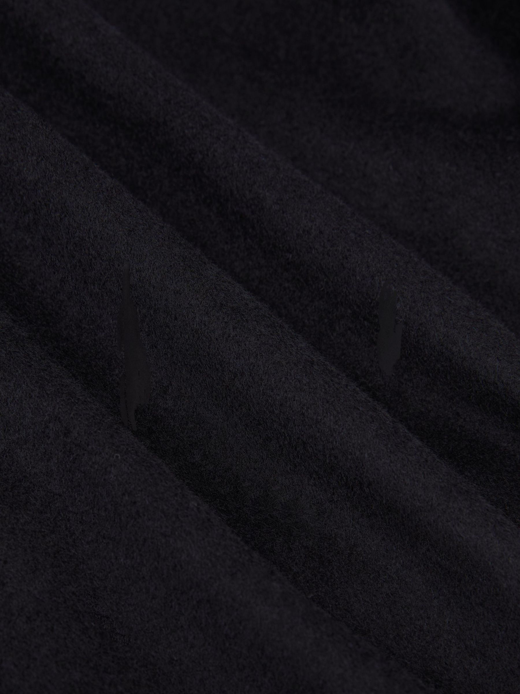 Wool-Blend Flannel Double-Breasted Blazer Classic-Fit in Navy - Image 9 of 9