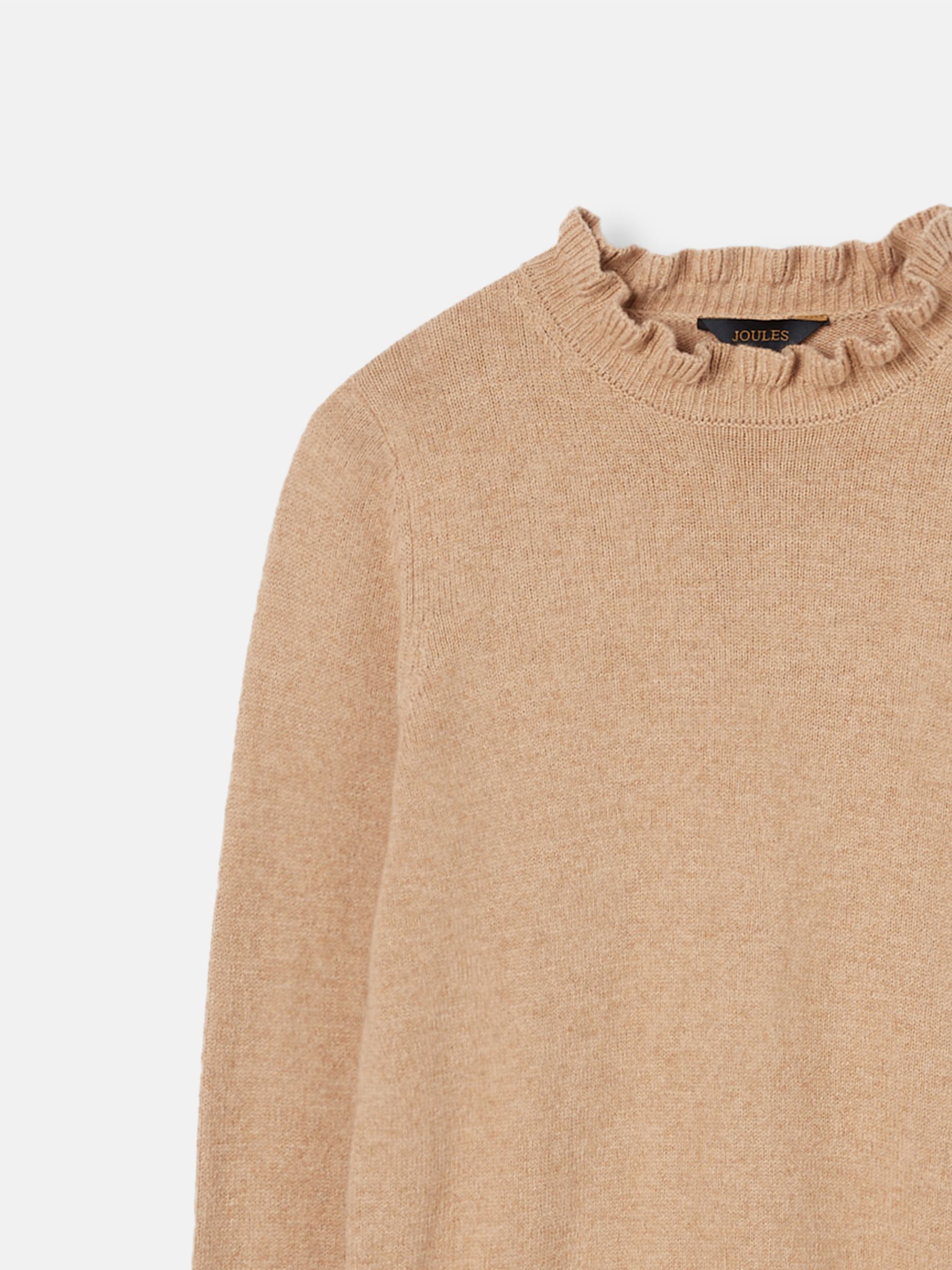 Edith Natural Frill Neck Jumper - Image 5 of 5