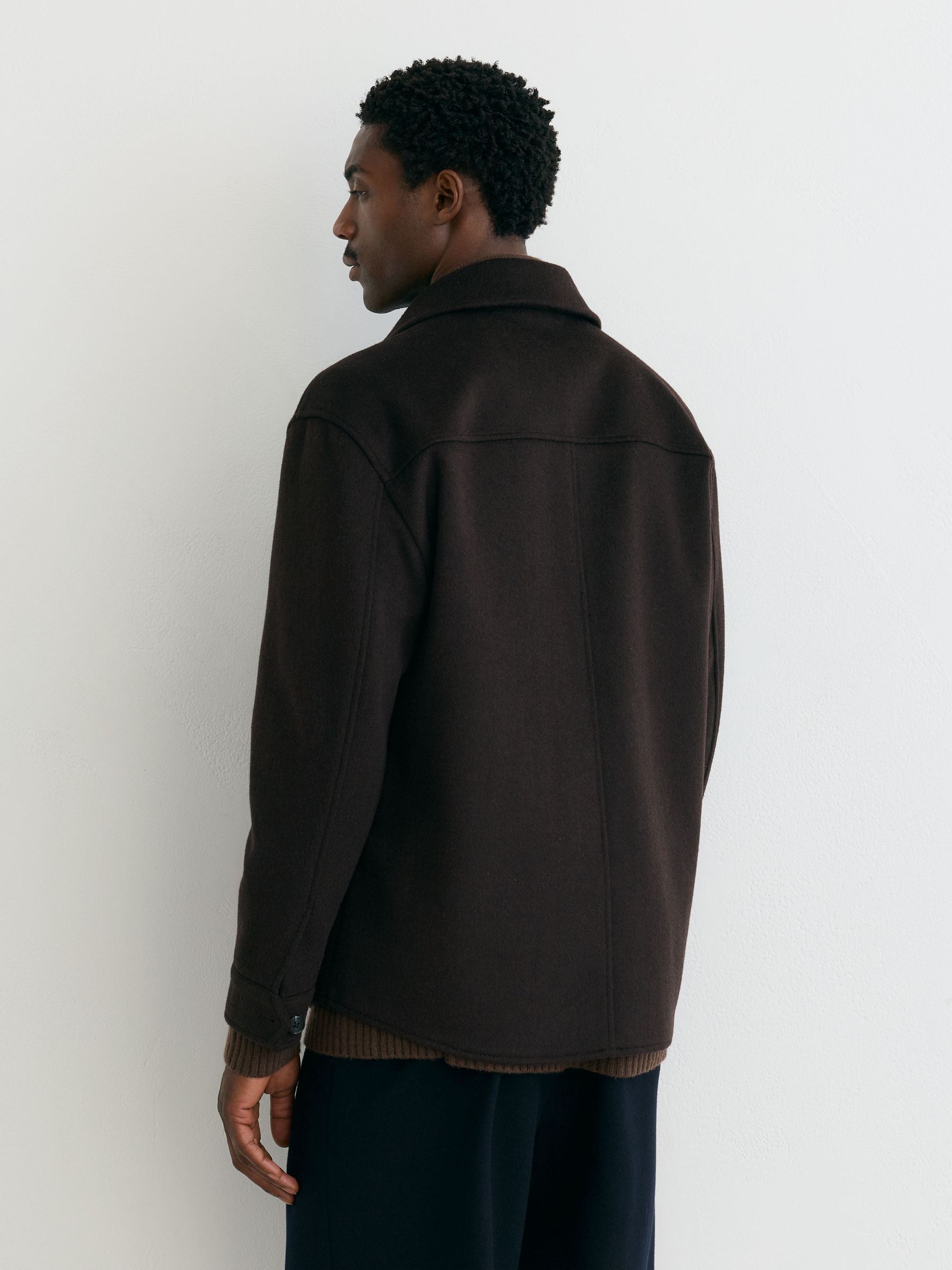 Shirt in Dark Brown - Image 6 of 7