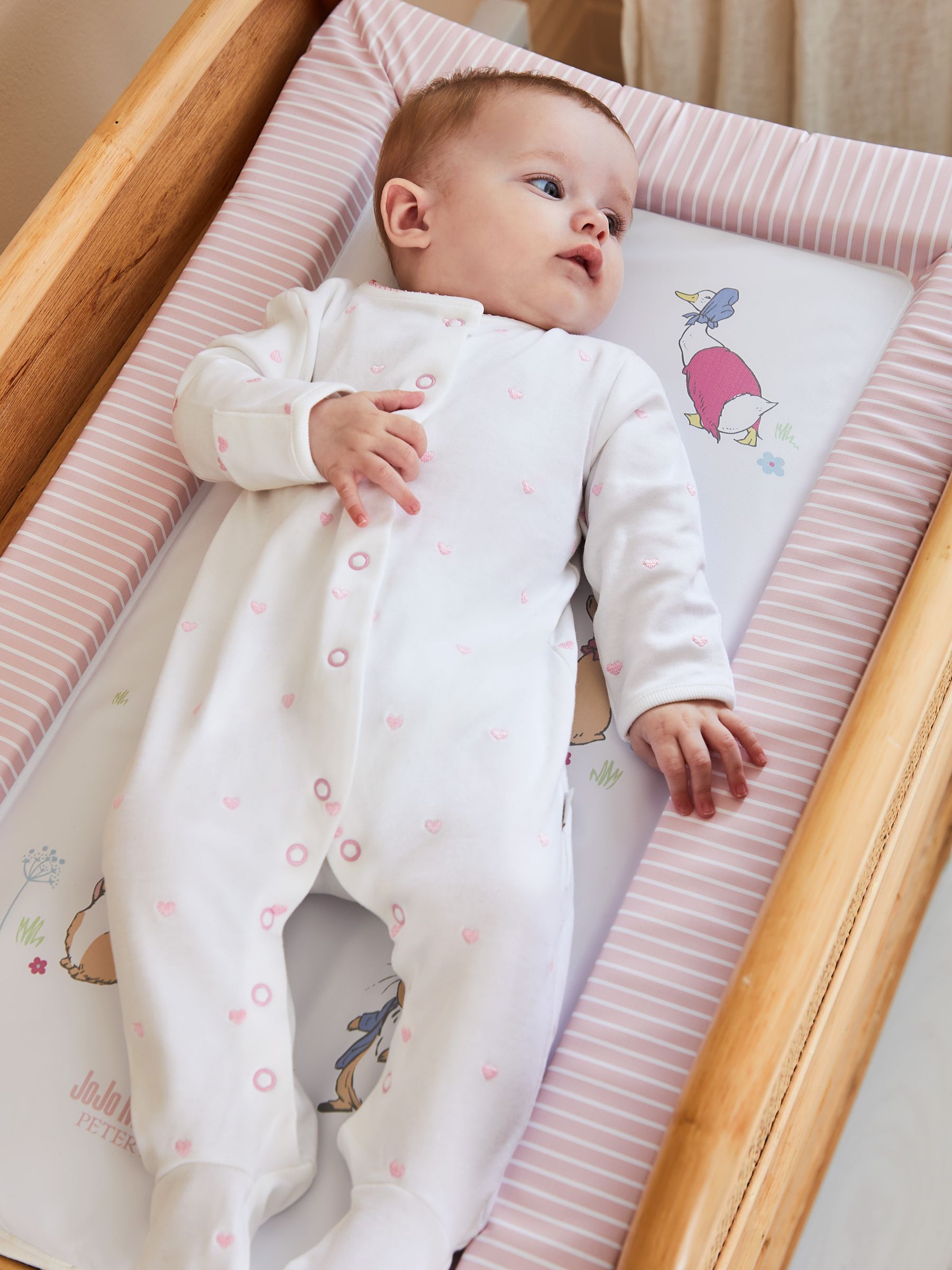 Pink Beatrix Potter Changing Mat JoJo Maman Bébé