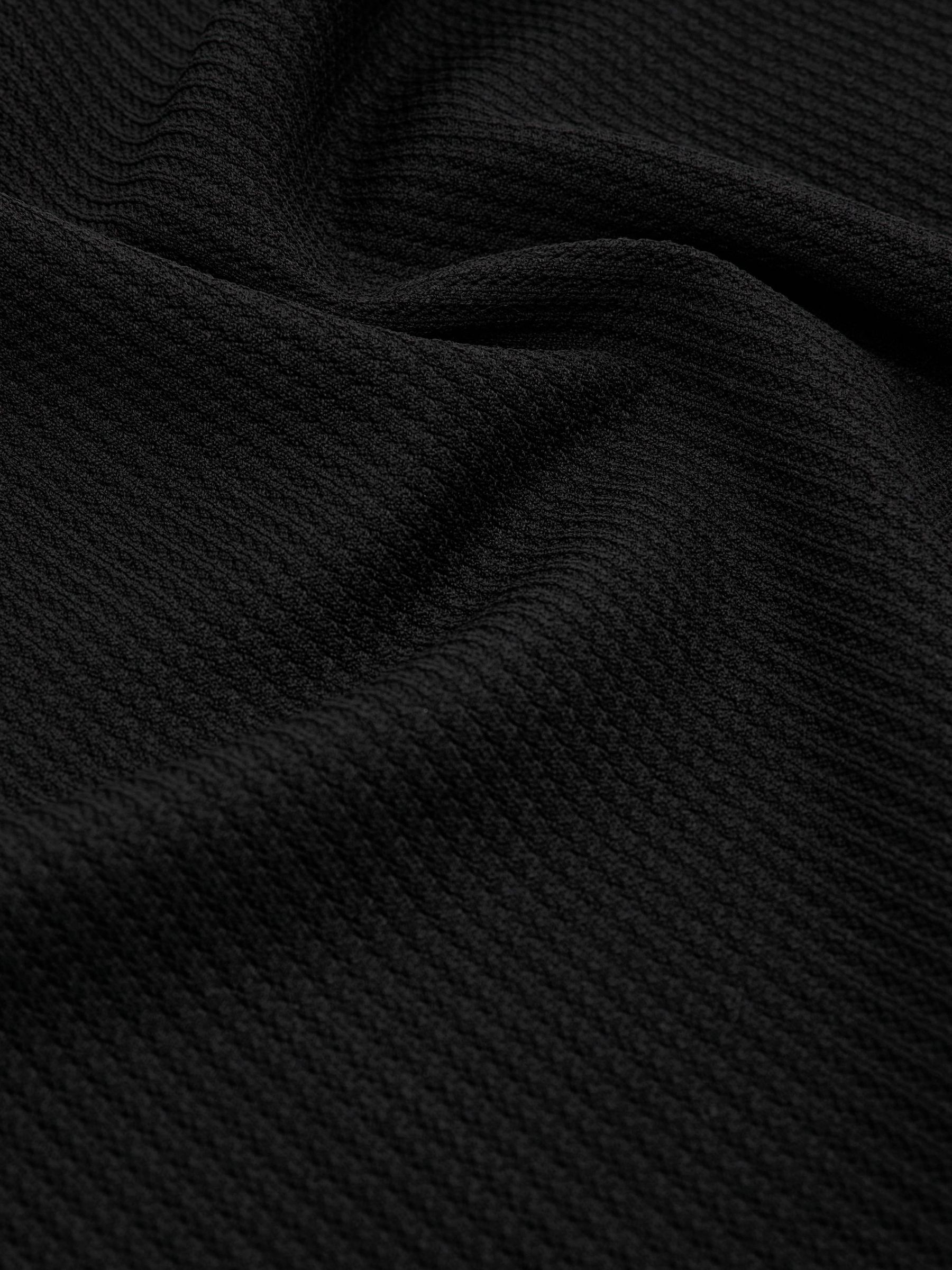 Textured-Knit Round-Neck Vest in Black - Image 6 of 6
