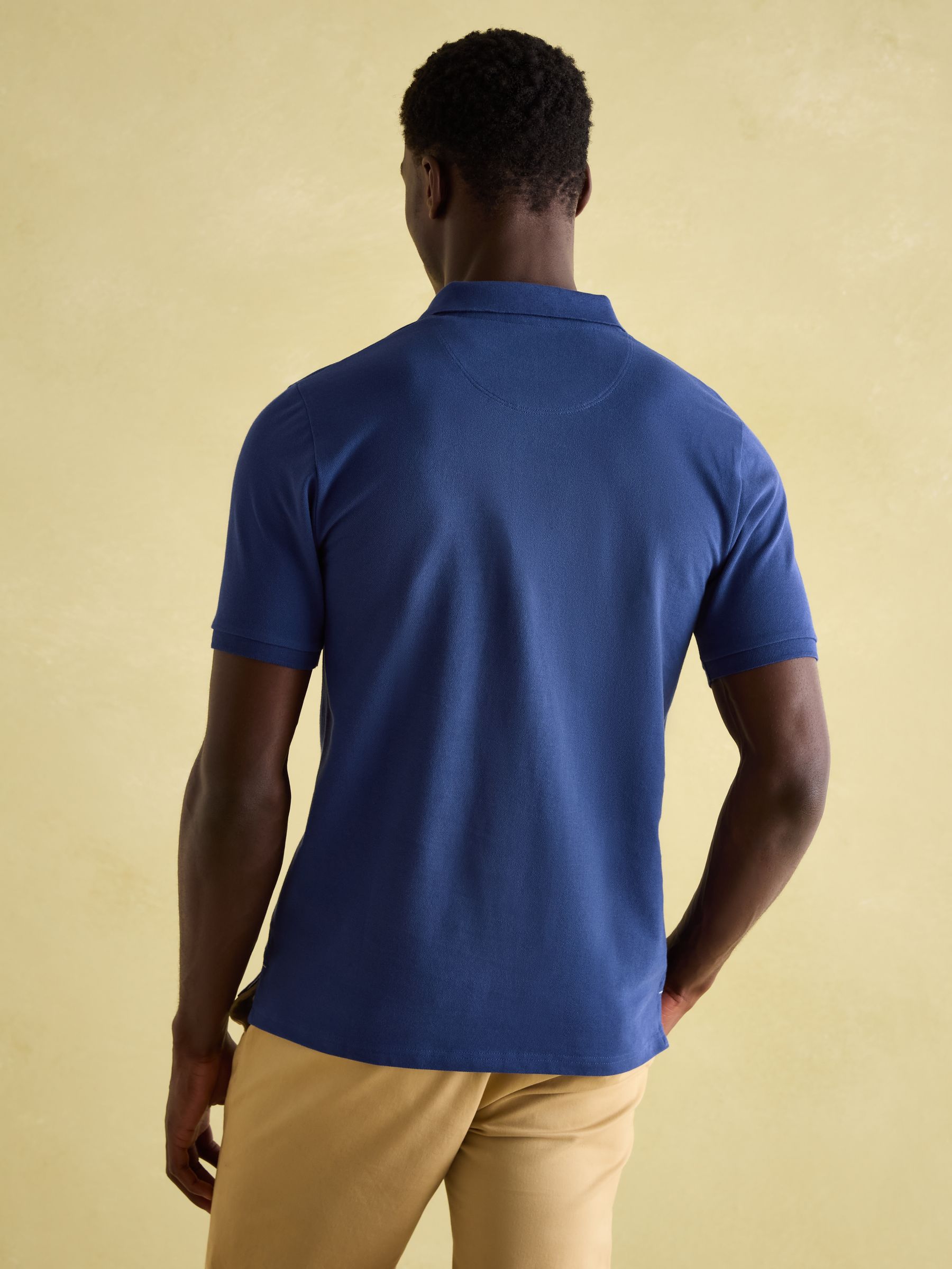 Woody Blue Cotton Pique Polo Shirt - Image 2 of 8