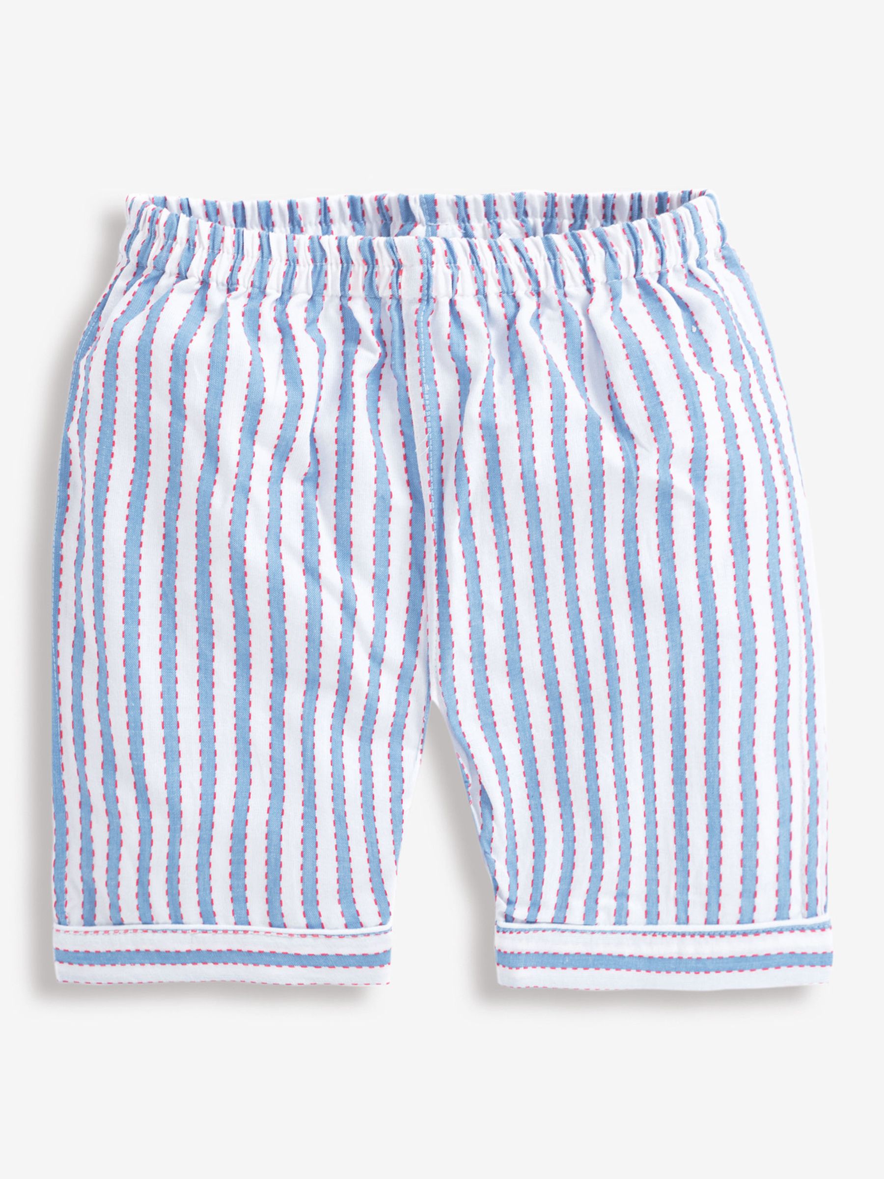 Kids Stripe Short Classic Pyjamas in Blue - Image 3 of 4